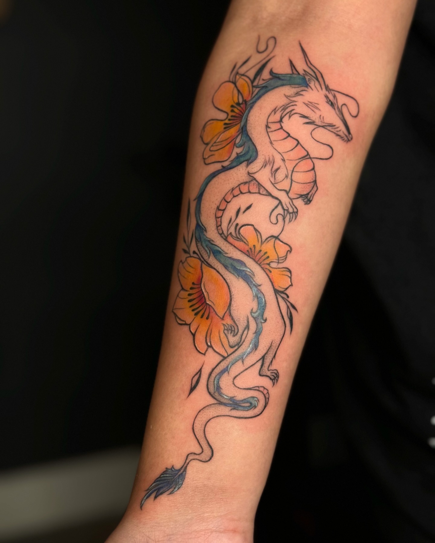 Tattoo by @livingsticker β new_school, dotwork