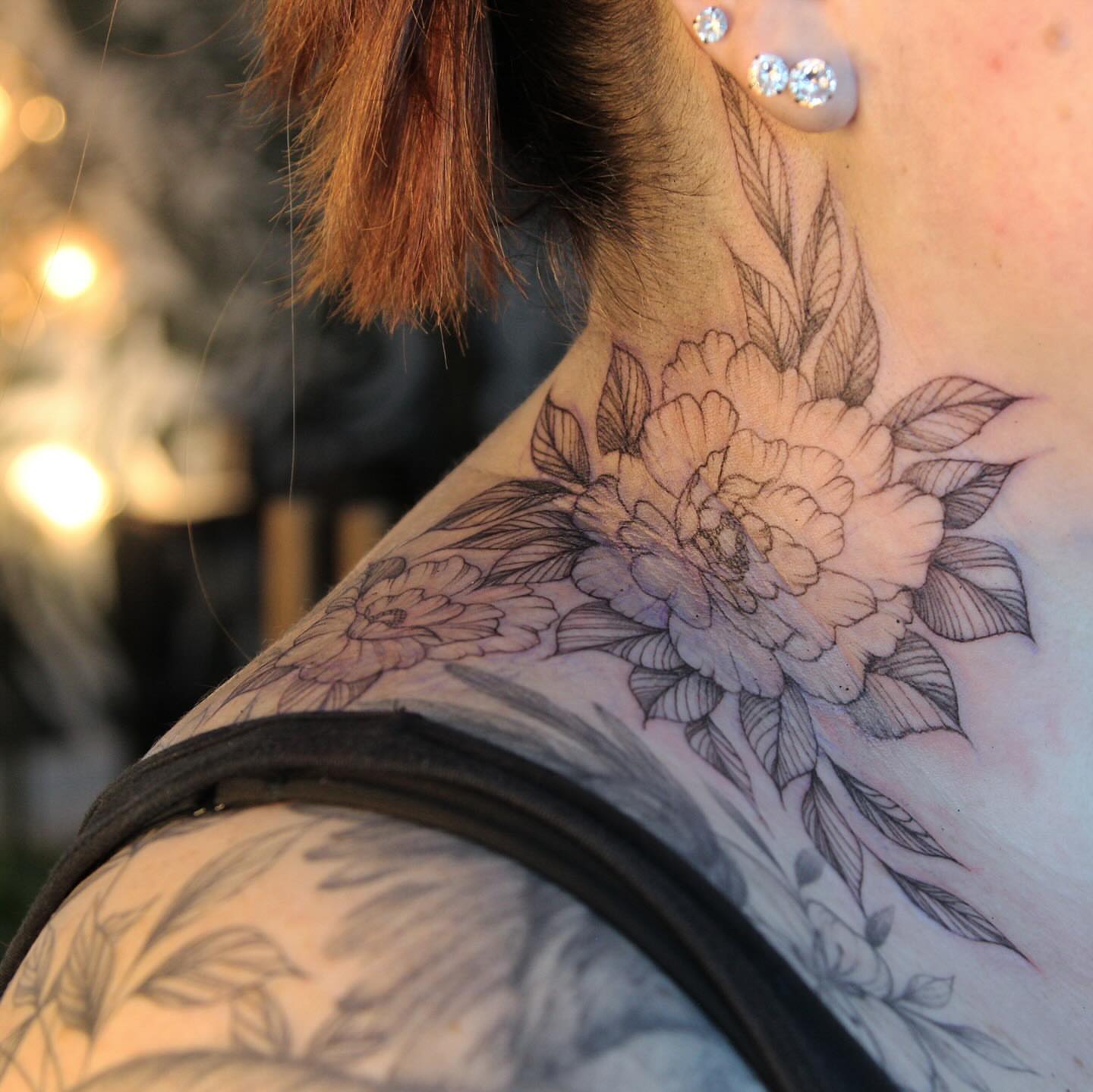 Tattoo by @rubytiiger — black_and_grey