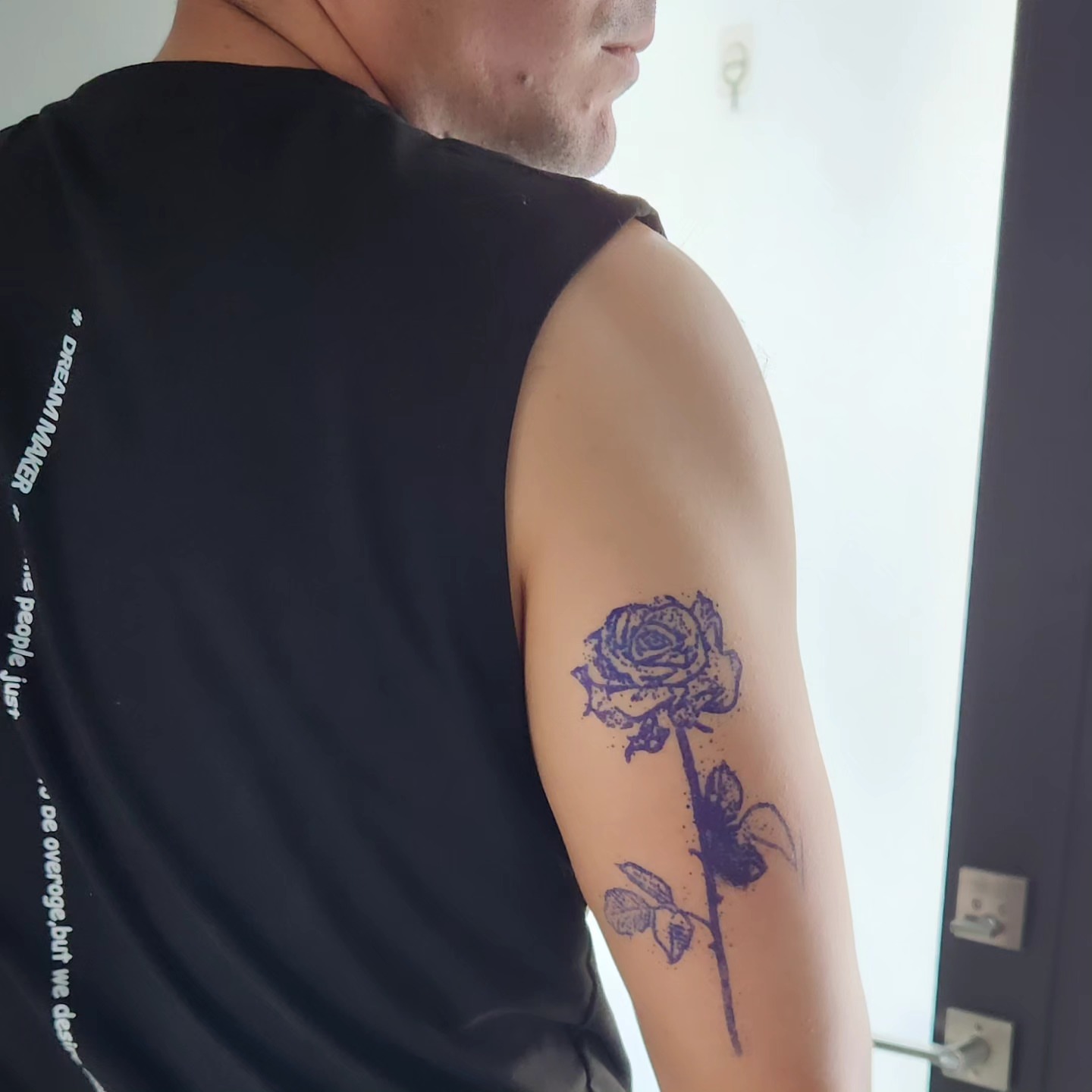 Tattoo by @krystersanchez — black_and_grey