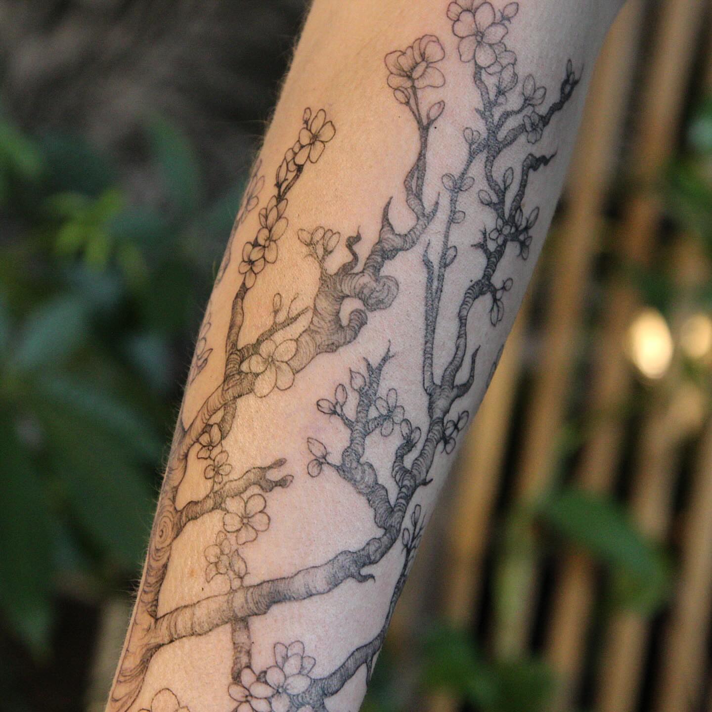 Tattoo by @rubytiiger — black_and_grey