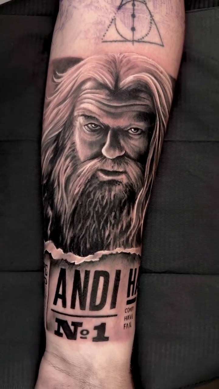 Tattoo by @carnerotattooartist — realism, black_and_grey