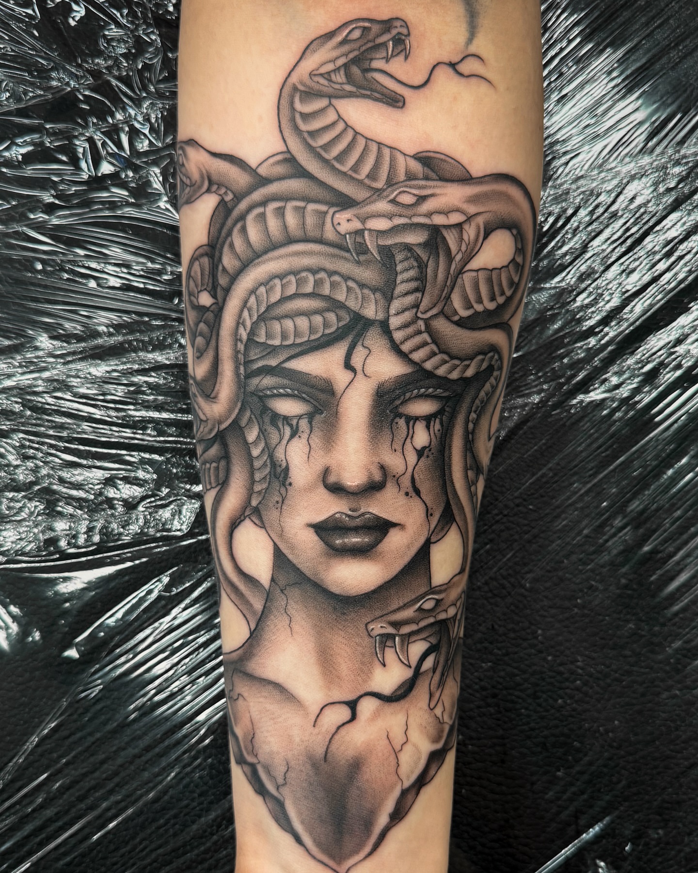 Tattoo by @brandonkirkeby — black_and_grey, realism