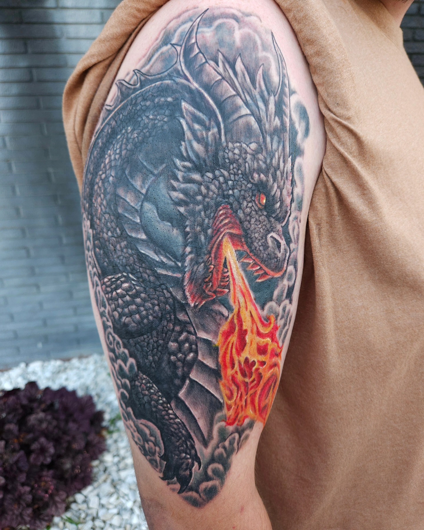 Tattoo by @mitchprestontattoos — realism, dark_realism