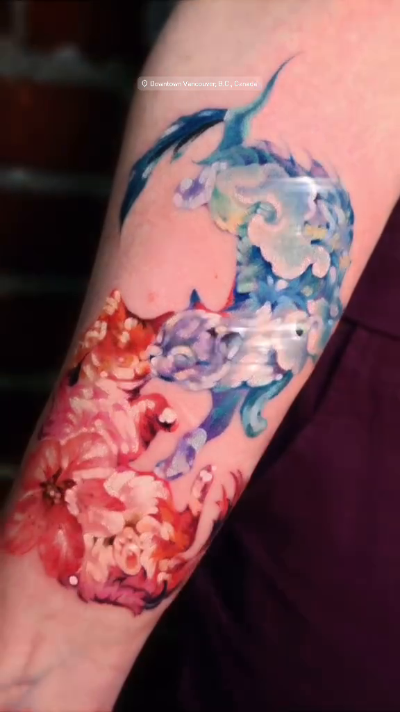 Tattoo by @sentimental_laundry — watercolor, neo_traditional