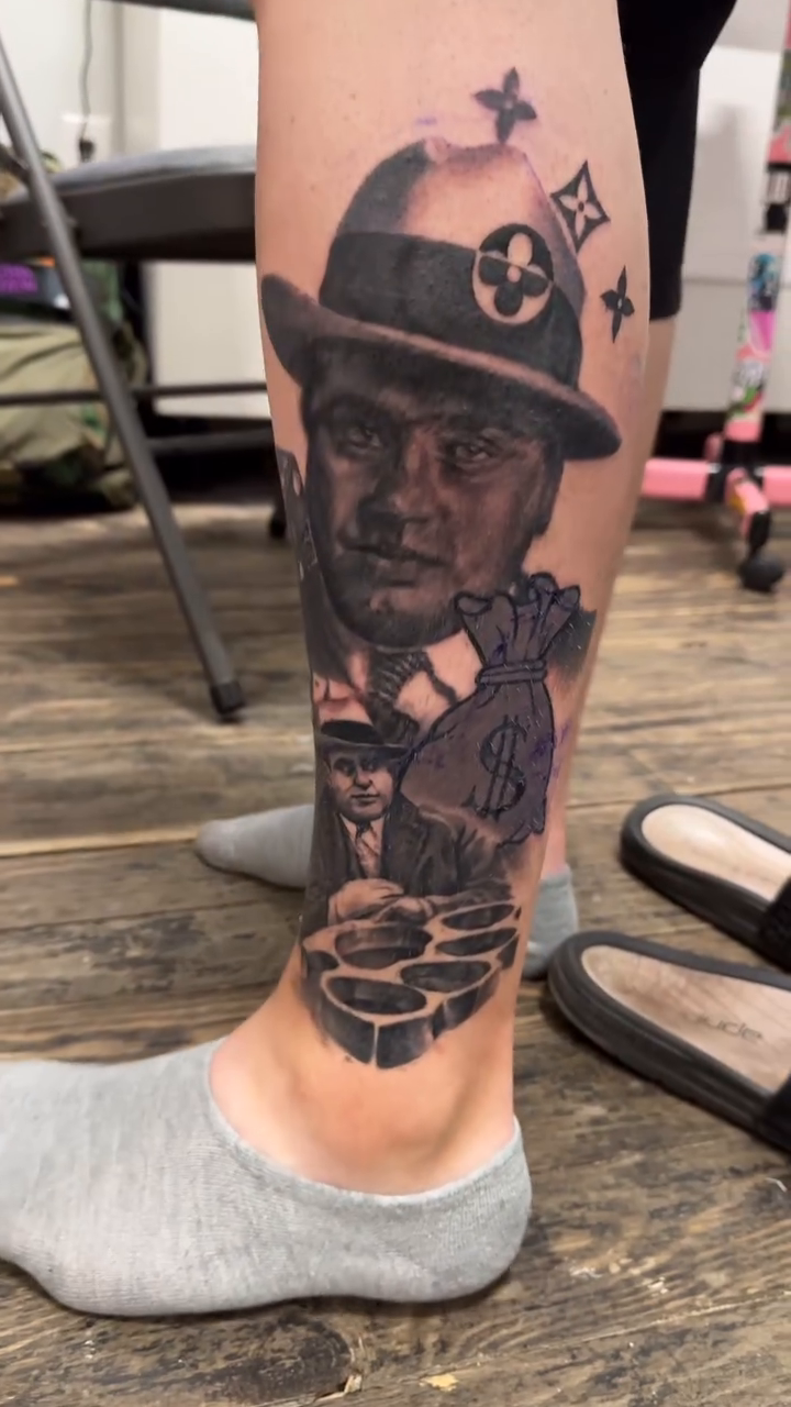 Tattoo by @tattoosbyjk — realism, black_and_grey