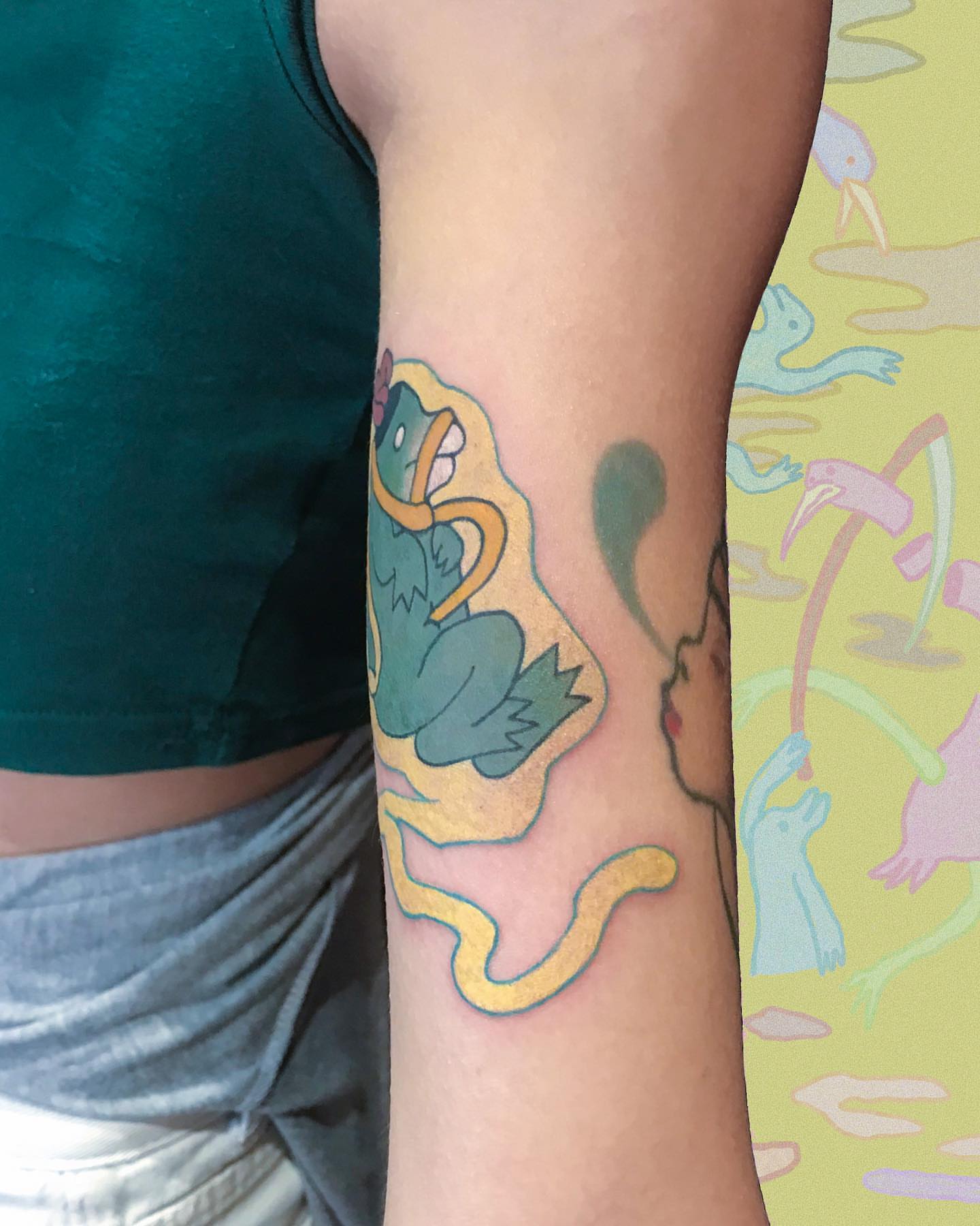 Tattoo by @gg_was_shocked — american_traditional, dotwork