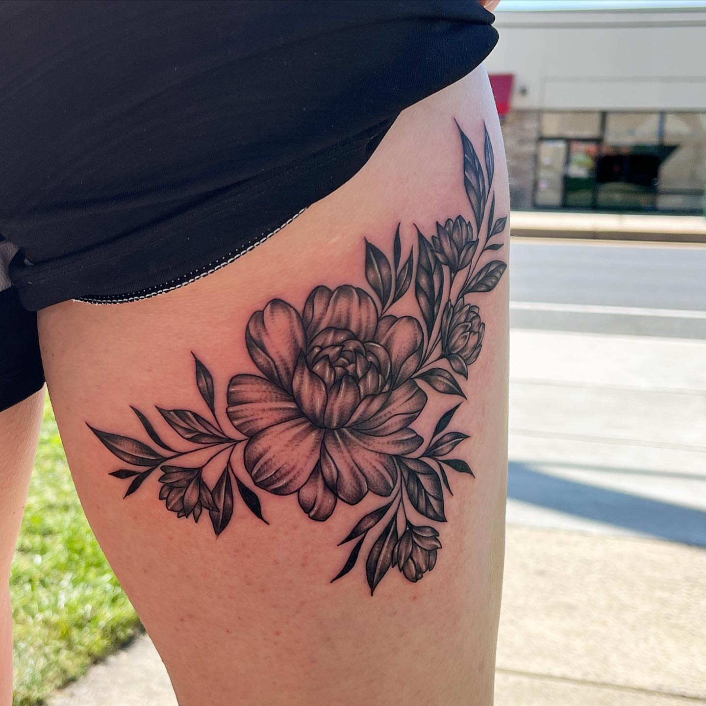 Tattoo by @goldenboysink — black_and_grey