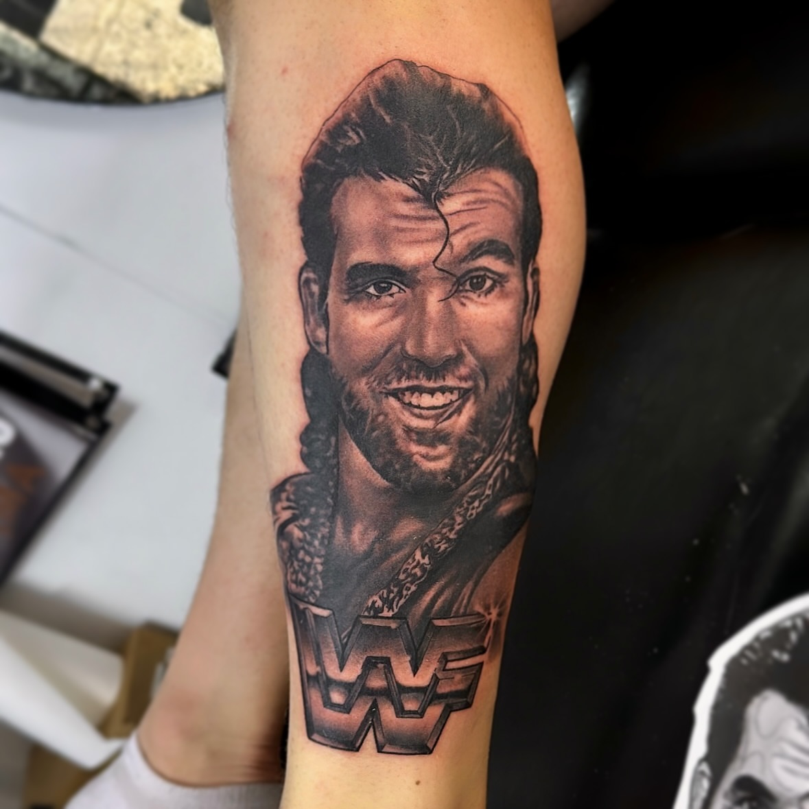 Tattoo by @jaydevito_tattoos — realism, black_and_grey