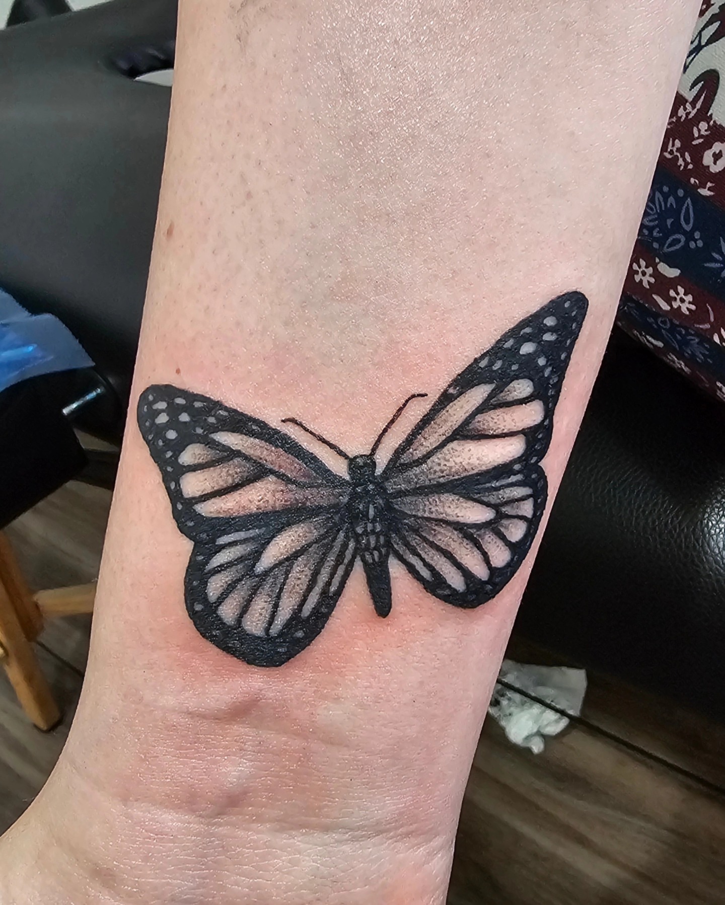 Tattoo by @jabbedbyjess — dotwork, realism