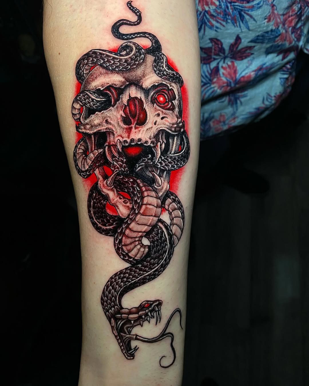 Tattoo by @morgue_ink โ dark_realism, trash_polka