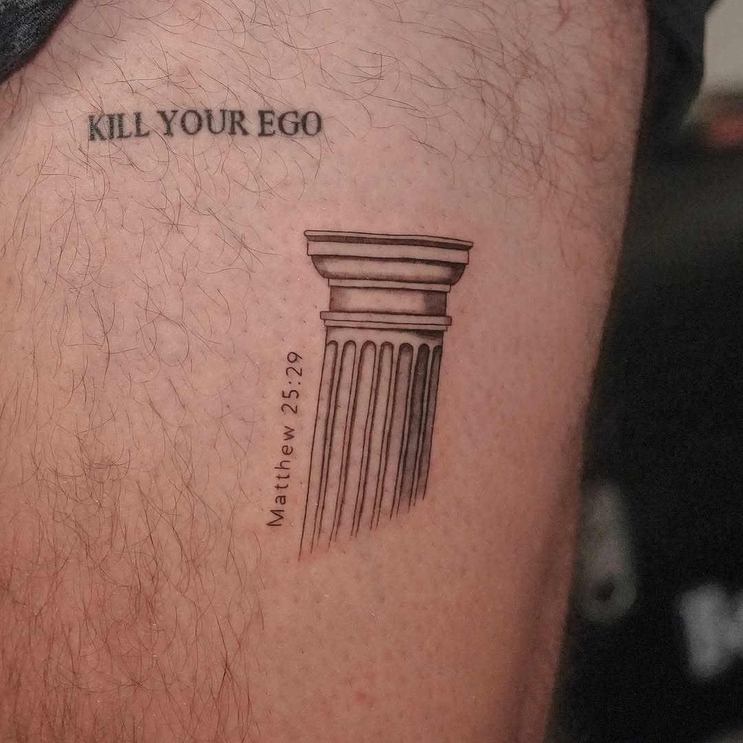 Tattoo by @eddiectattoo — lettering_script, fine_line