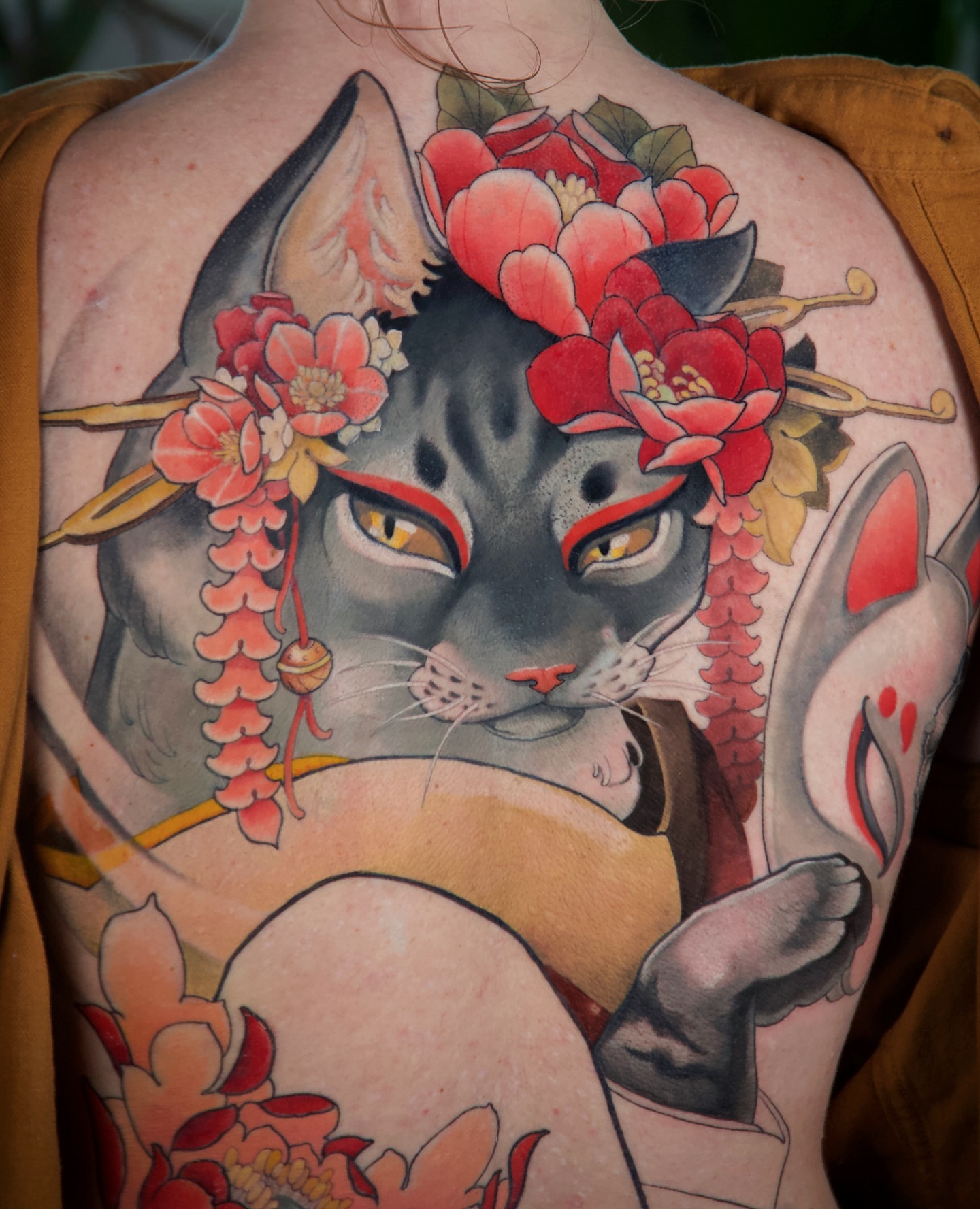Tattoo by @annineva — american_traditional, dotwork