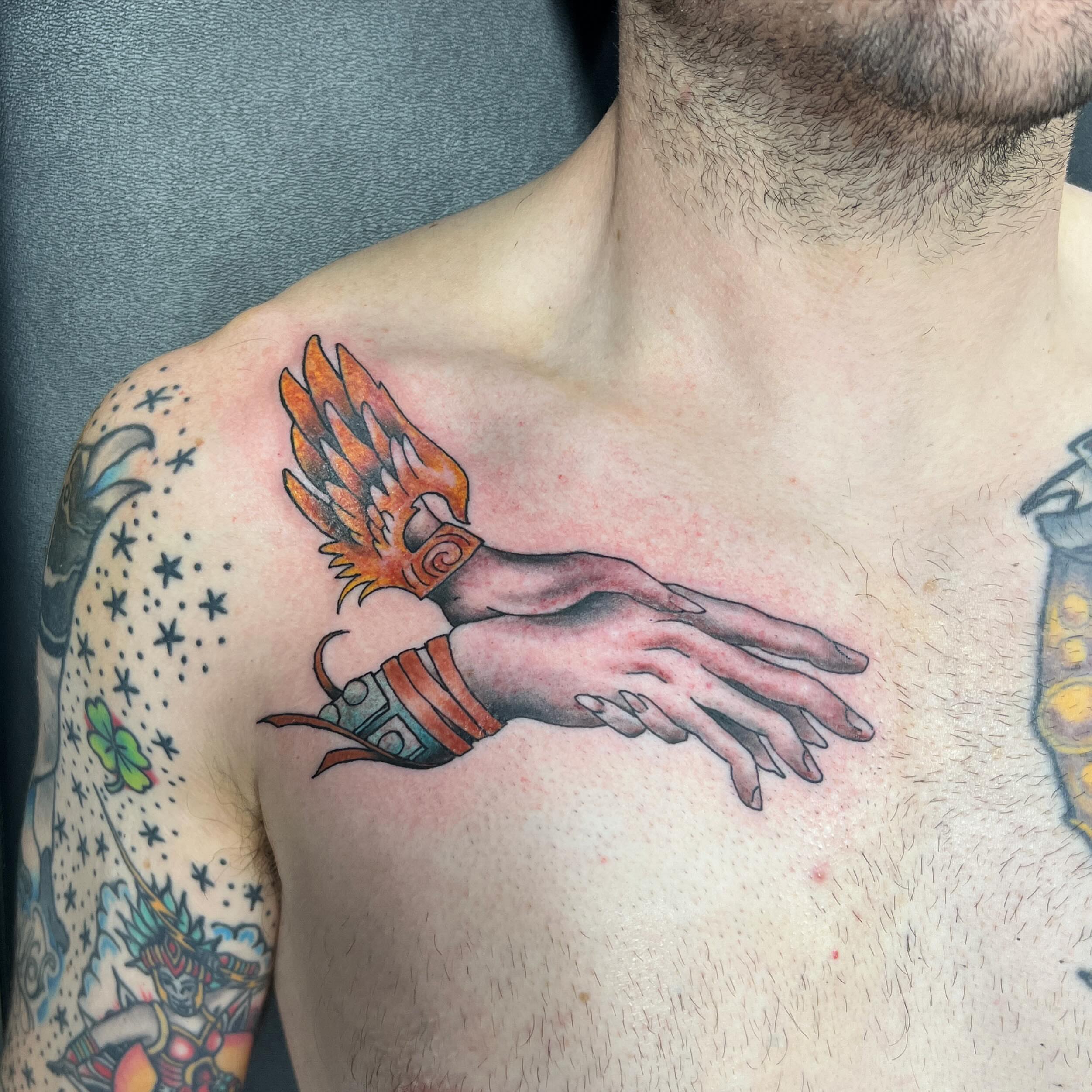 Tattoo by @christopher_vaughn_gay — watercolor