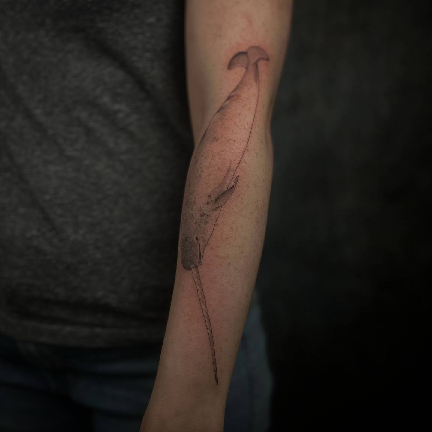 Tattoo by @cupidnegra — black_and_grey