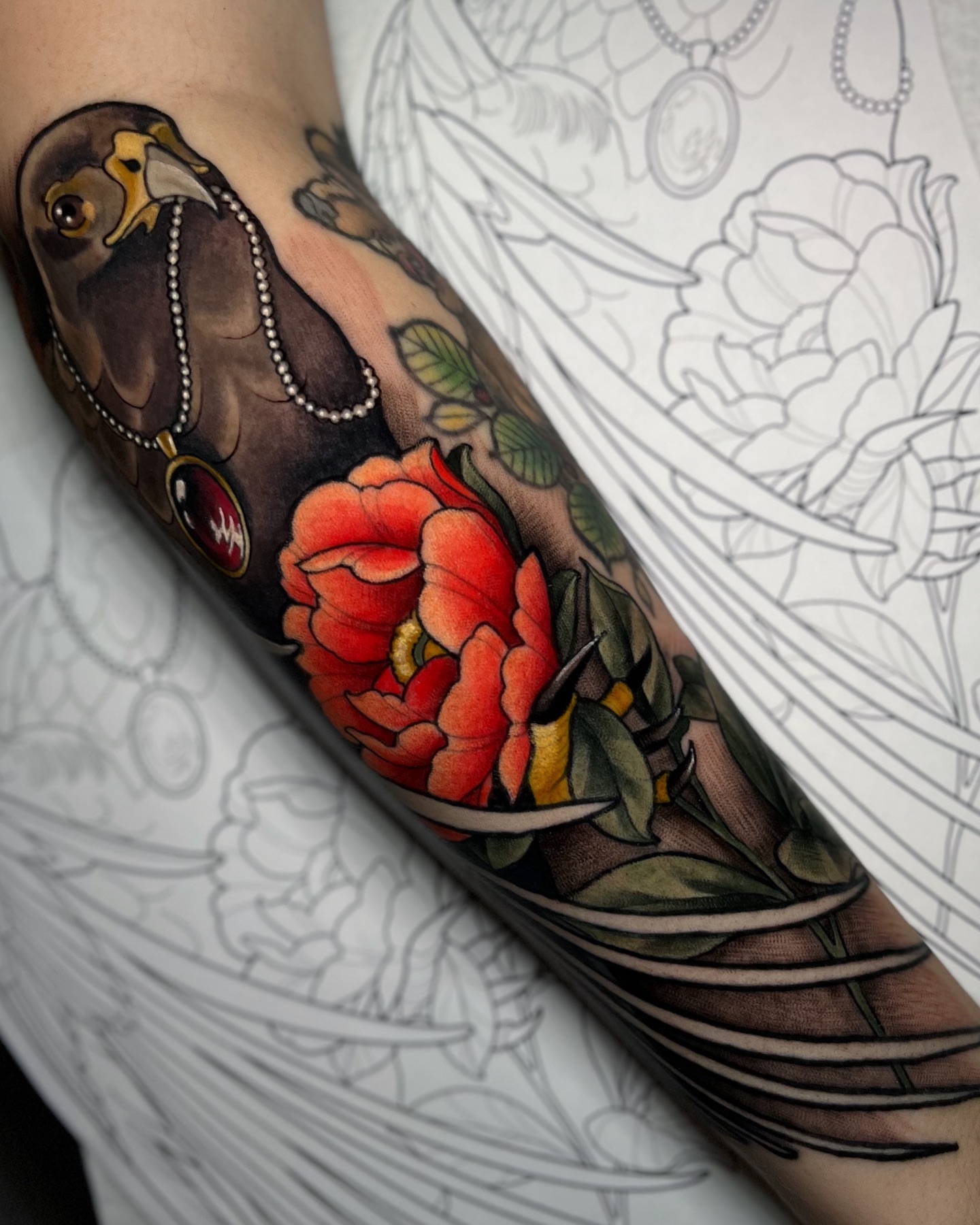 Tattoo by @kikifiligree — american_traditional
