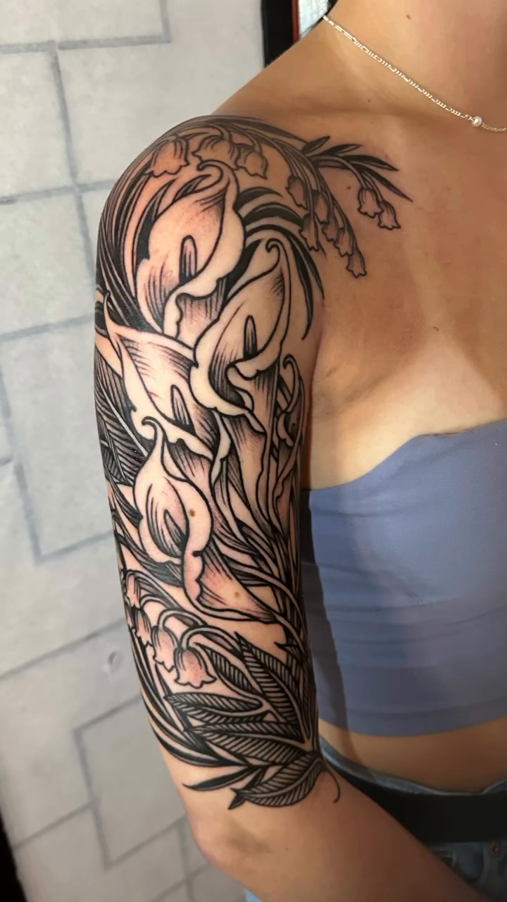 Tattoo by @langley_osborn — black_and_grey, realism