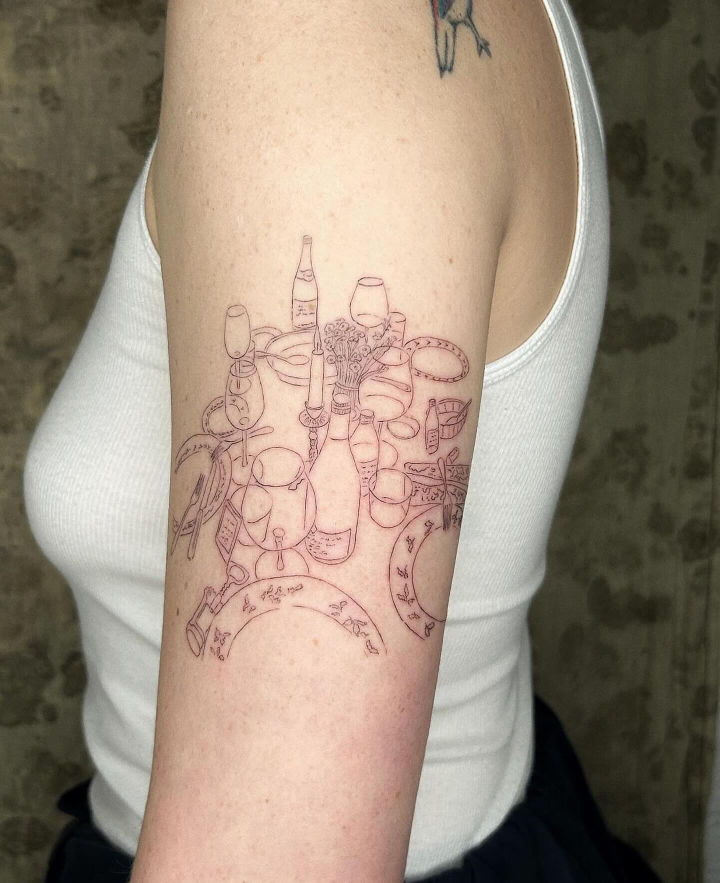 Tattoo by @klaracoral — dotwork