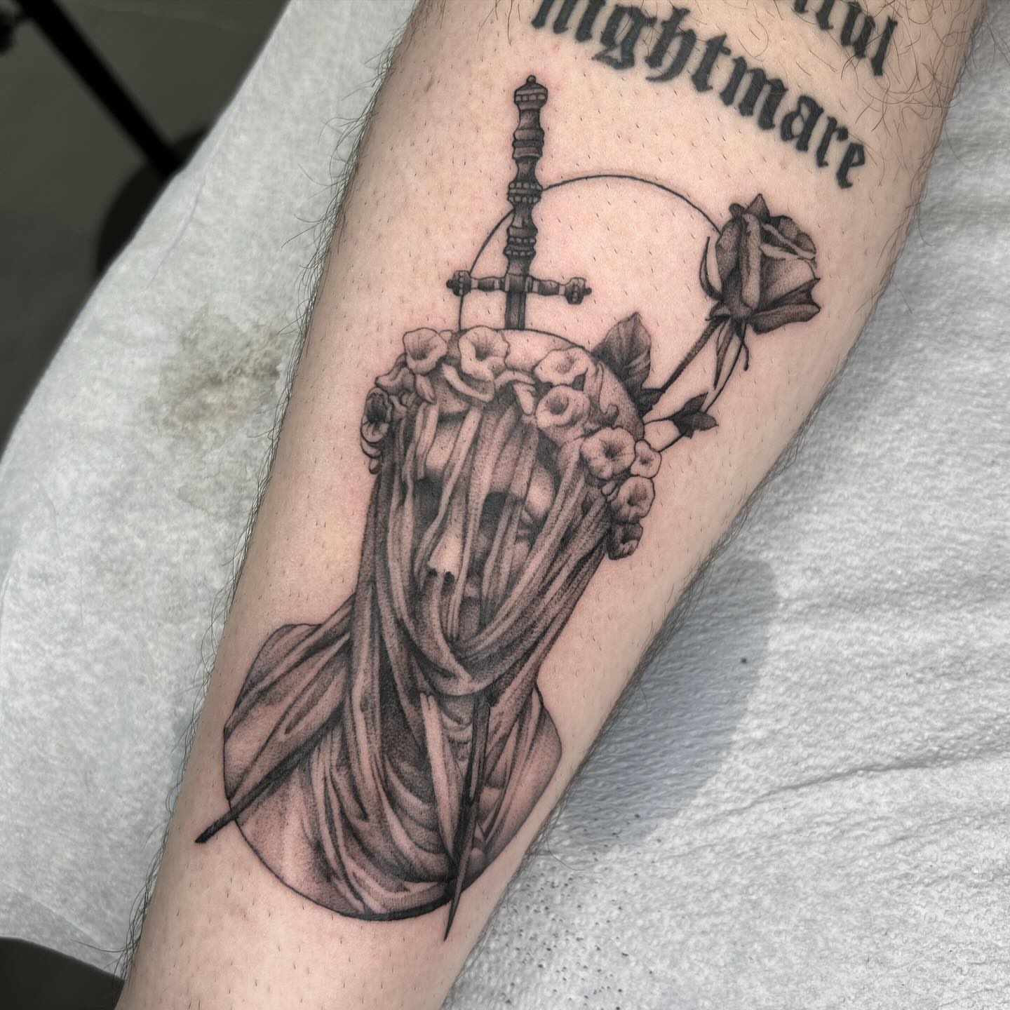 Tattoo by @ryanfuttart — black_and_grey, realism