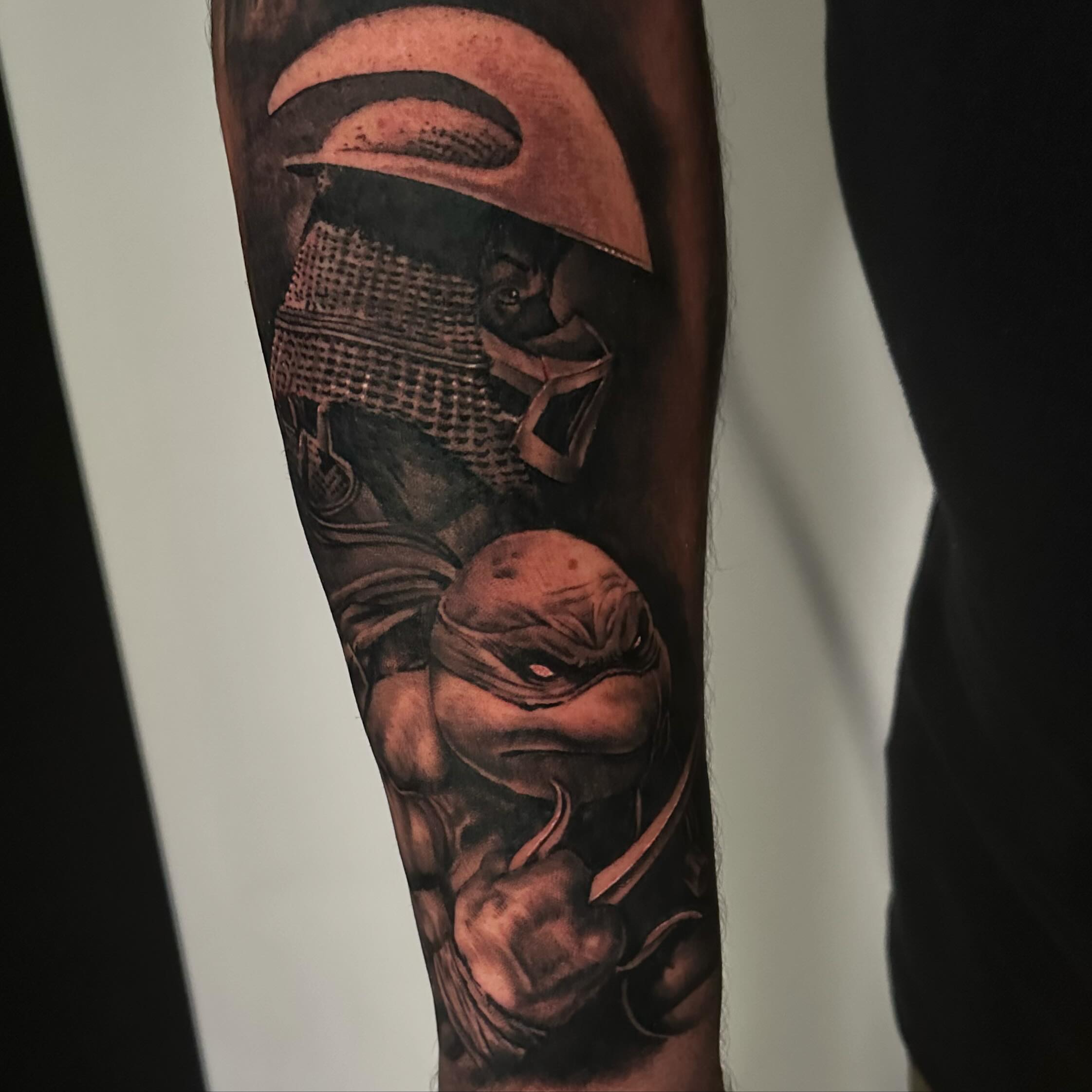 Tattoo by @tazhotzon — realism, dark_realism