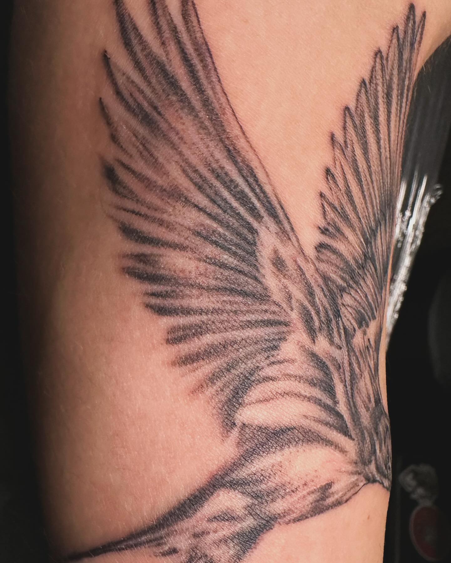 Tattoo by @immaculata_tattoo — black_and_grey