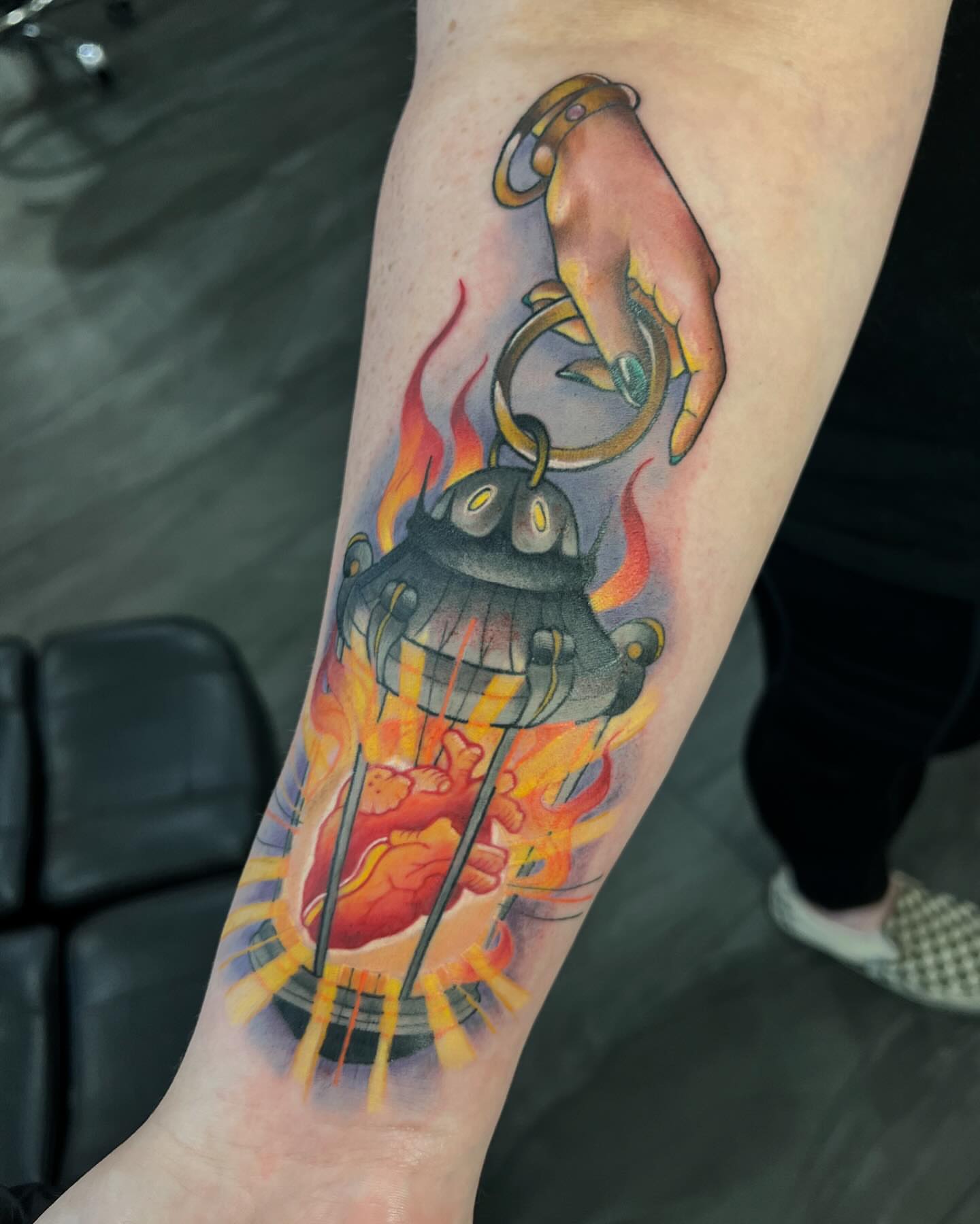 Tattoo by @emilytattoos โ realism, dotwork