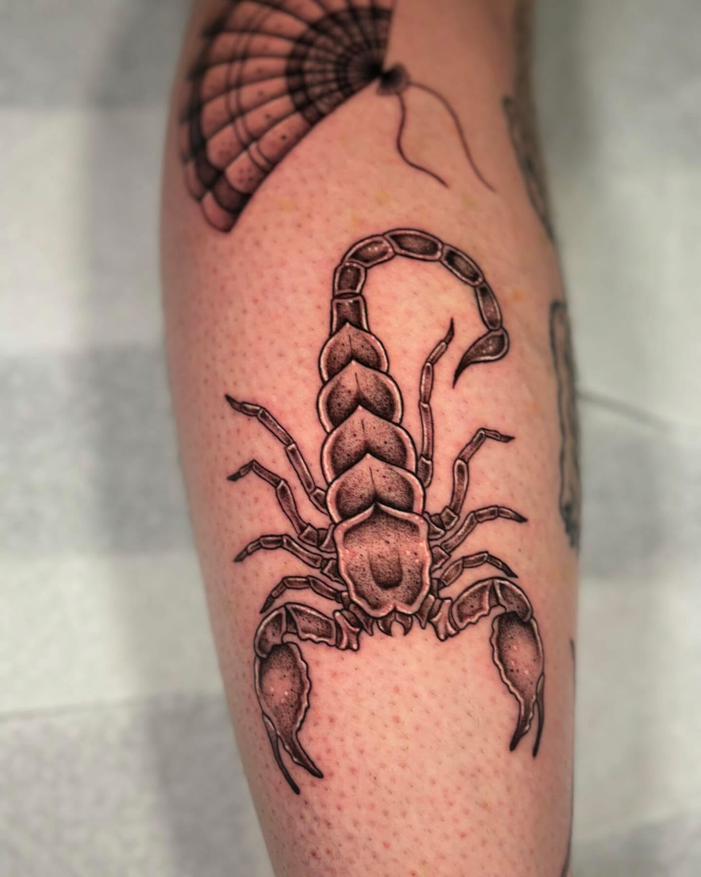 Tattoo by @mitchelkelftattoo — dotwork