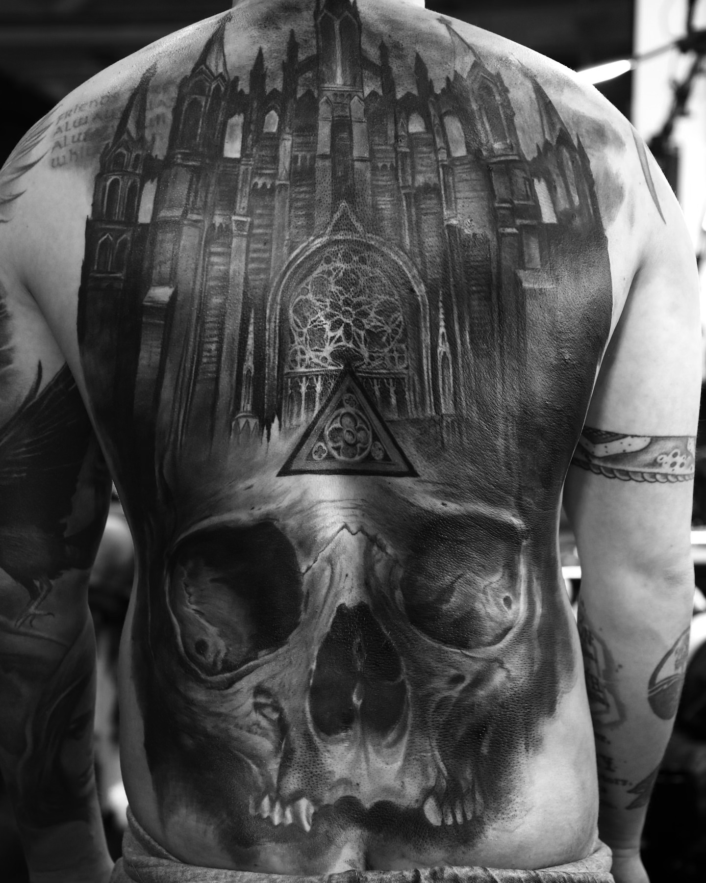 Tattoo by @dustinburtart — black_and_grey, realism