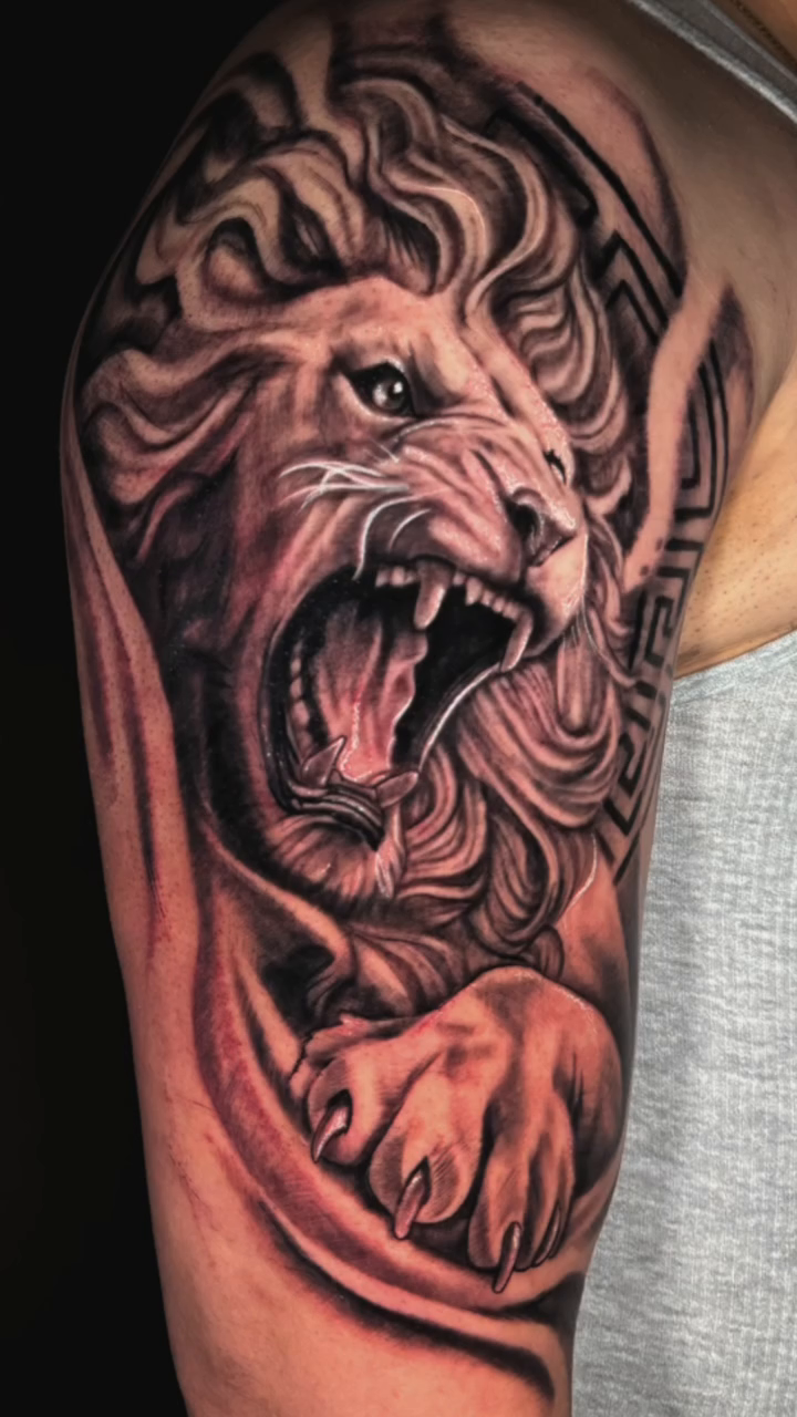 Tattoo by @cdavidta2z — realism, black_and_grey