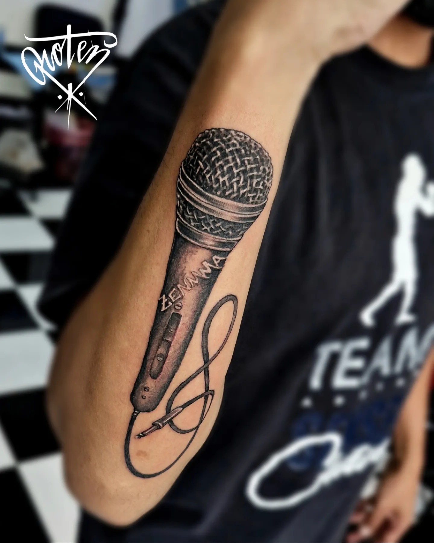 Tattoo by @rotenhill_tattoo — realism, black_and_grey