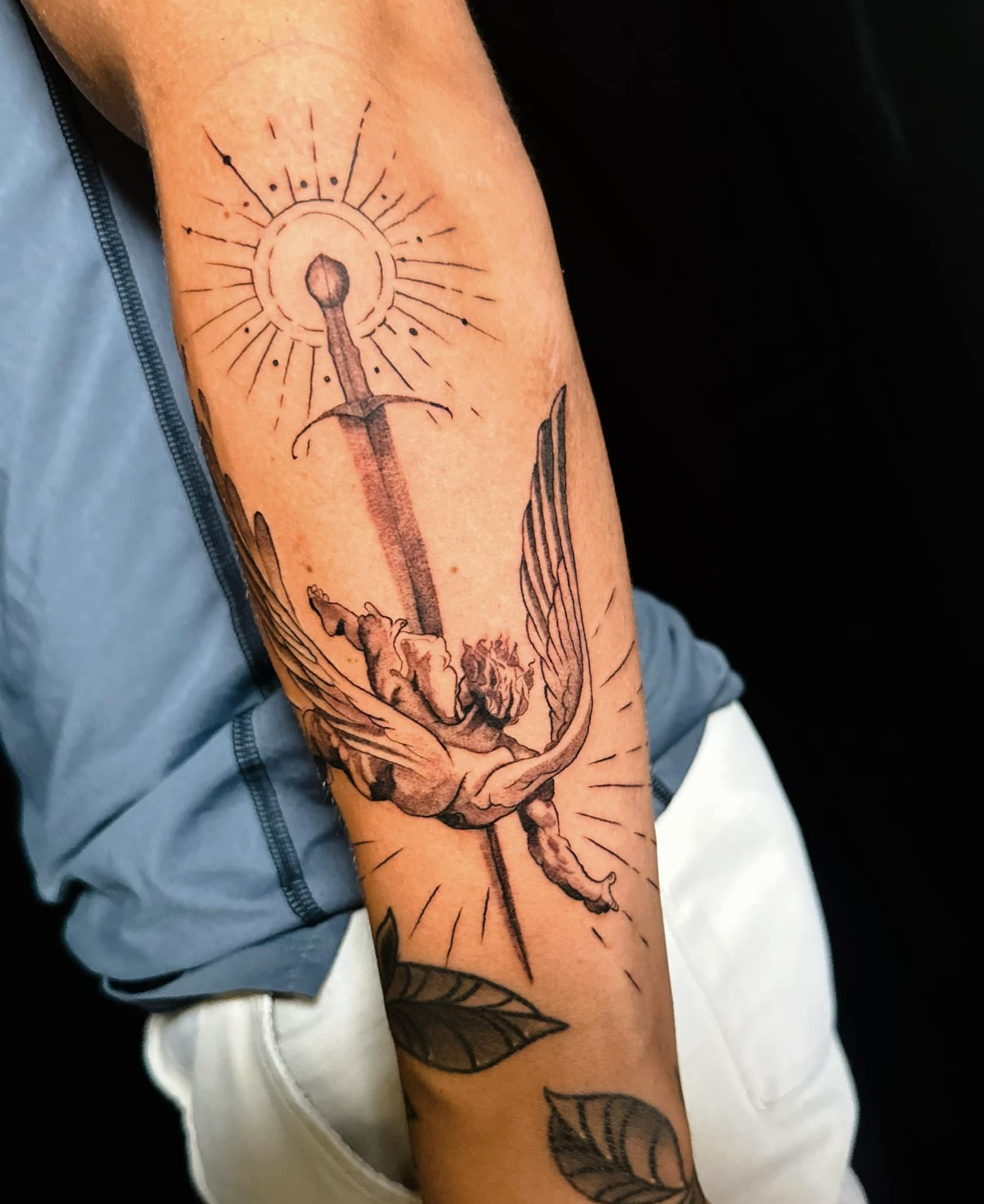 Tattoo by @cdragontattoo — neo_traditional, dotwork