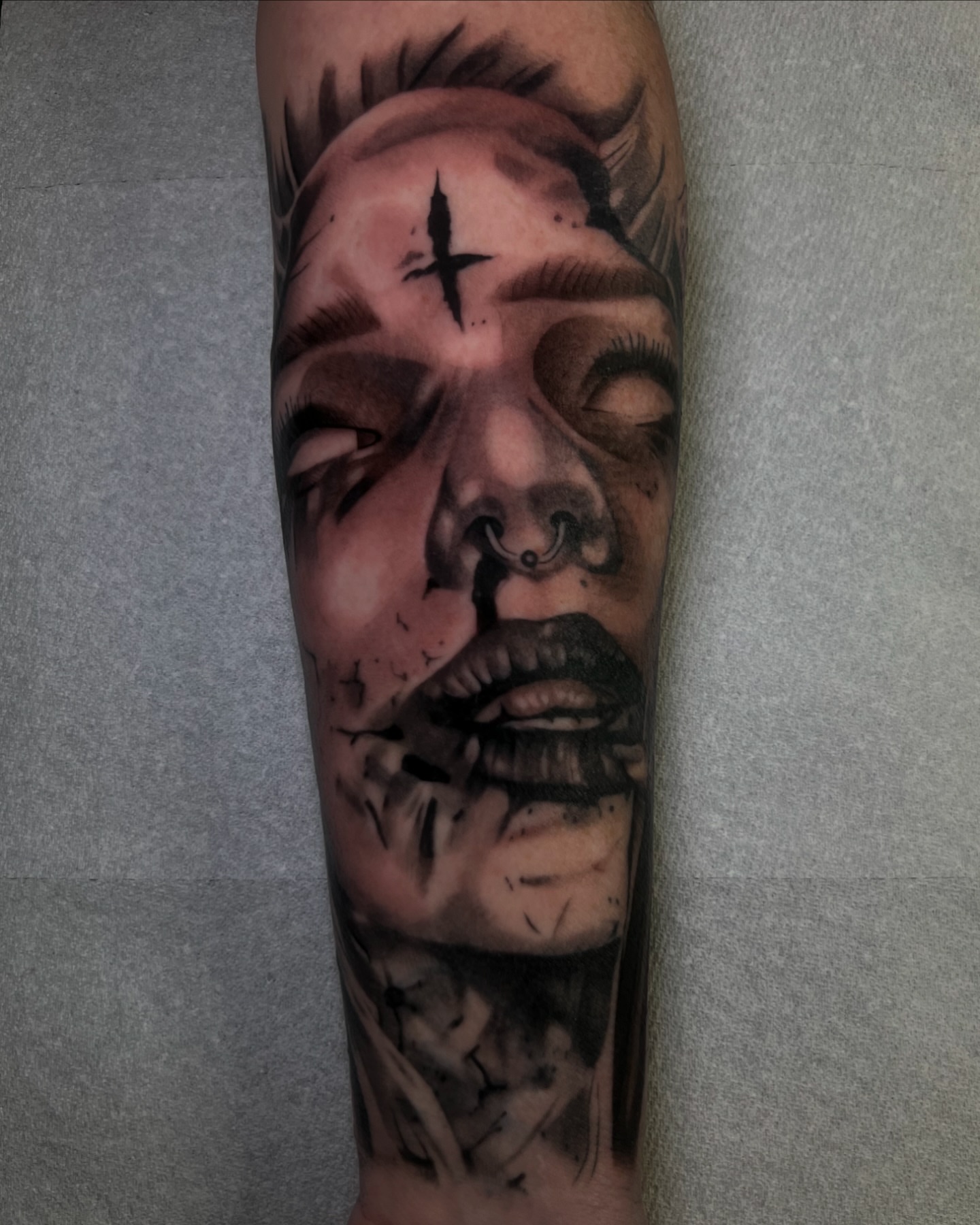 Tattoo by @geo_tatt2 — realism, dark_realism
