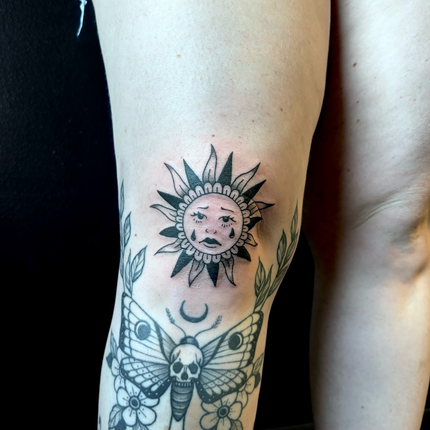 Tattoo by @5am.x.tattoos β american_traditional, black_and_grey