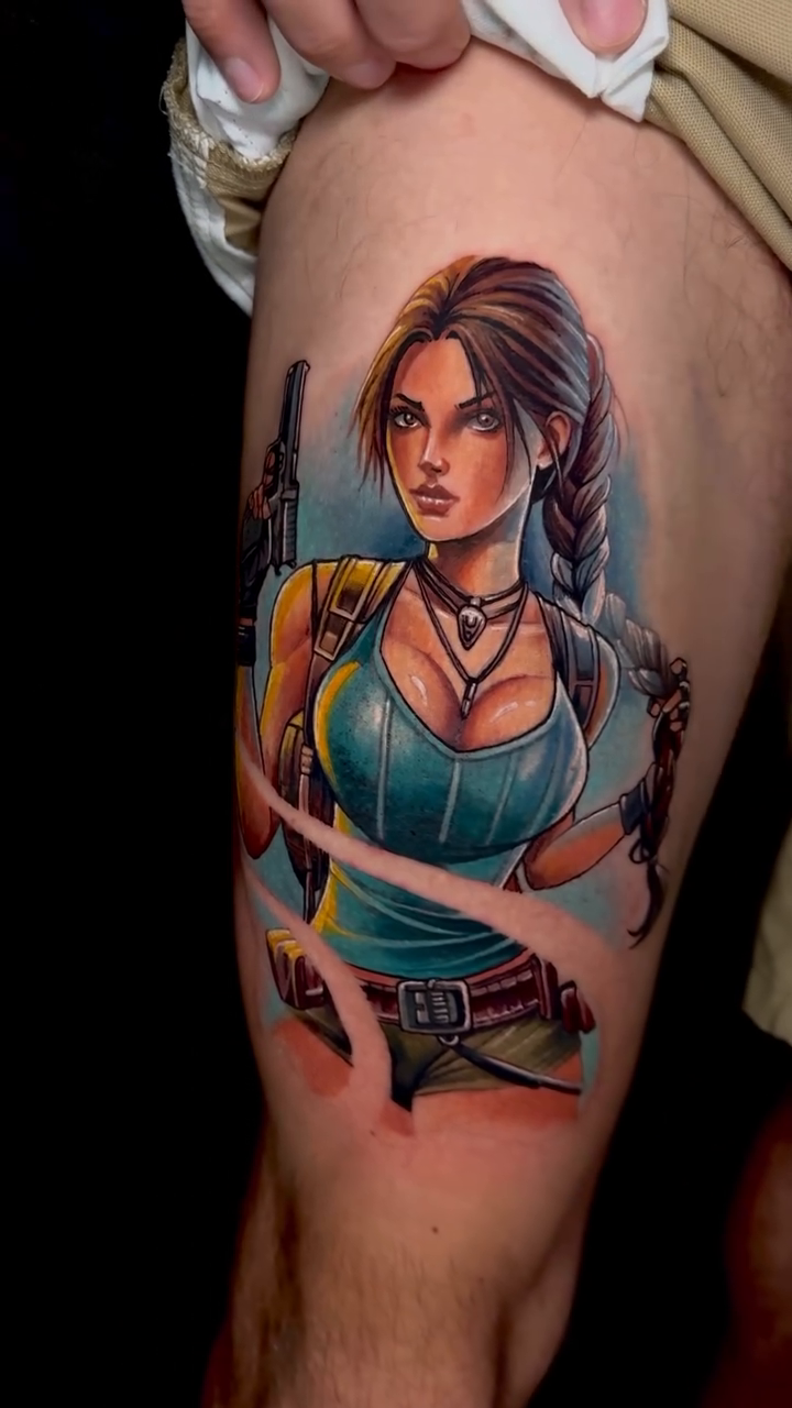 Tattoo work at Tatak International Tatu Expo 2026