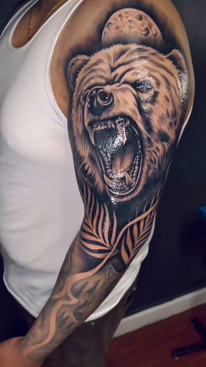 Tattoo by @aleks_tat2 — realism, black_and_grey