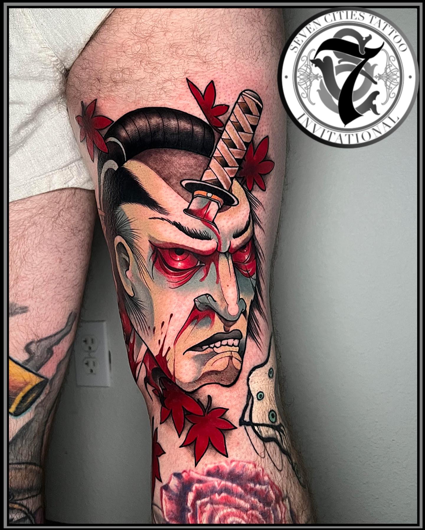 Tattoo by @weekstattoo — american_traditional, japanese_irezumi