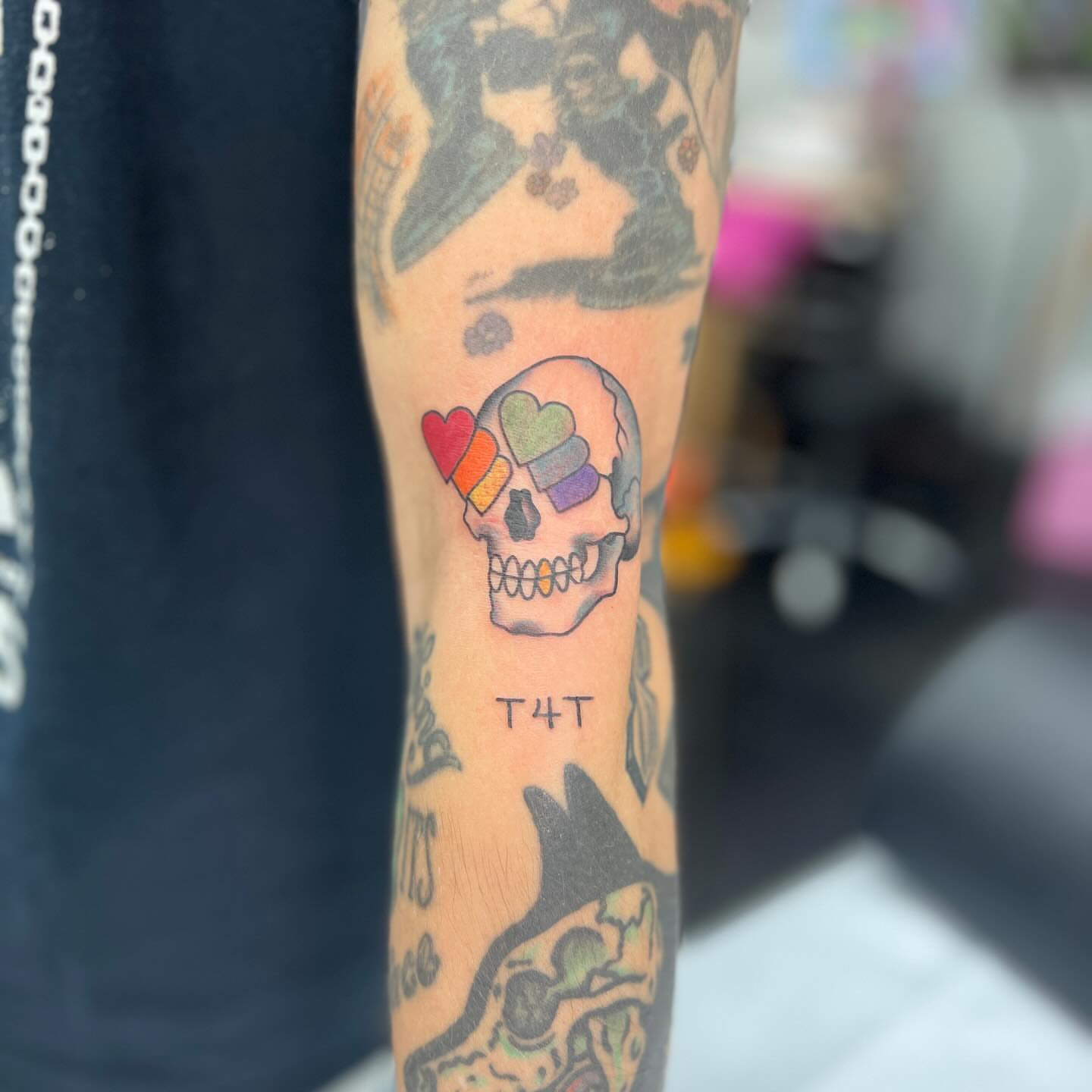 Tattoo by @hildurblom — dotwork