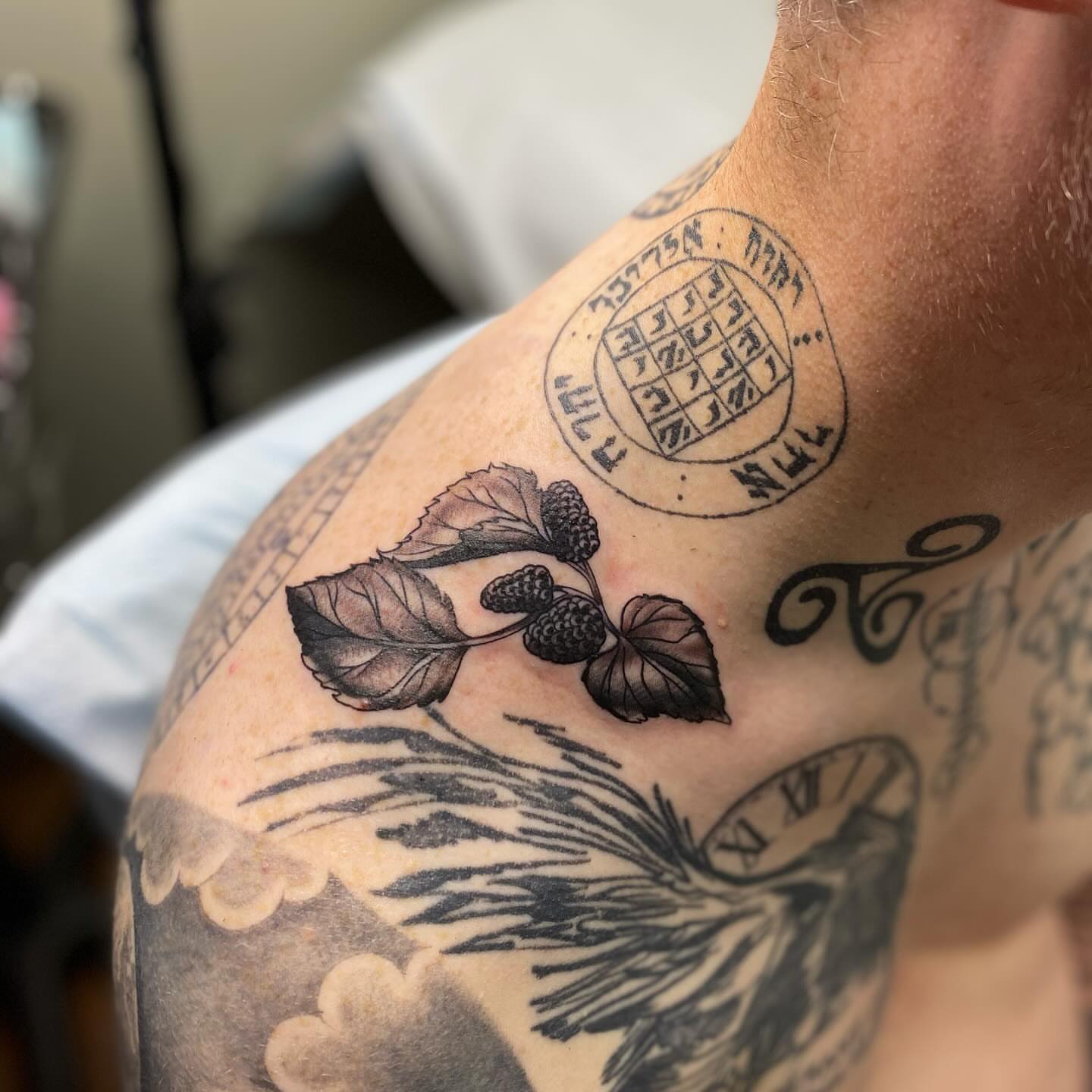 Tattoo by @hildurblom — black_and_grey, realism
