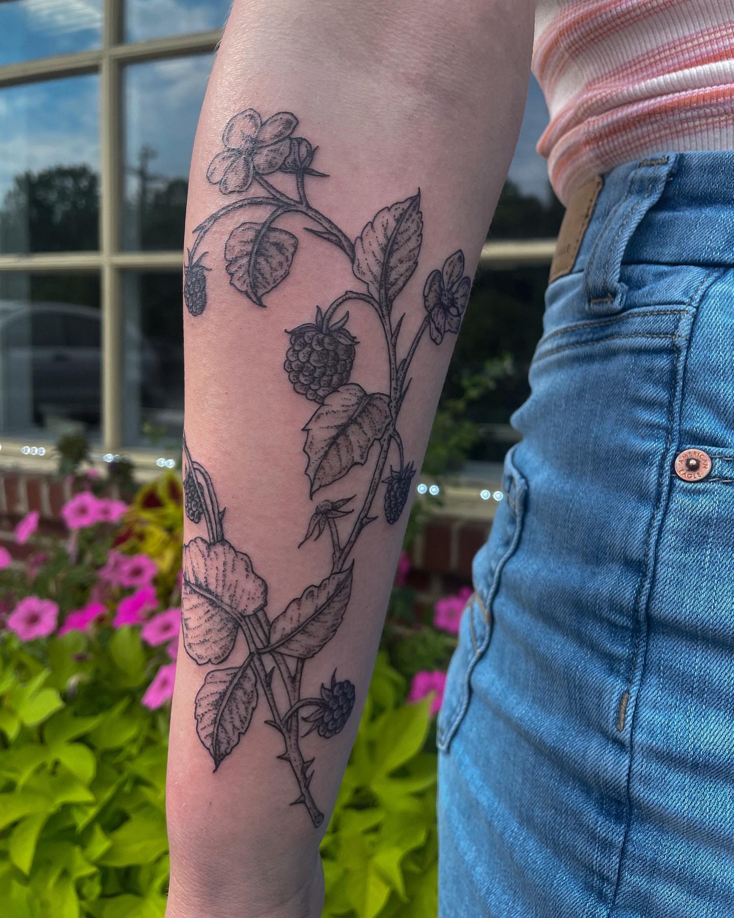 Tattoo by @allieruck_tattoos — black_and_grey
