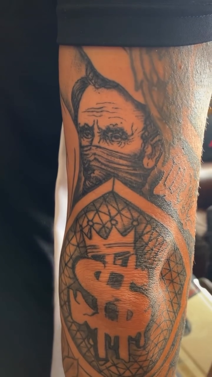 Tattoo by @james_sparkman_tattoos — chicano, black_and_grey