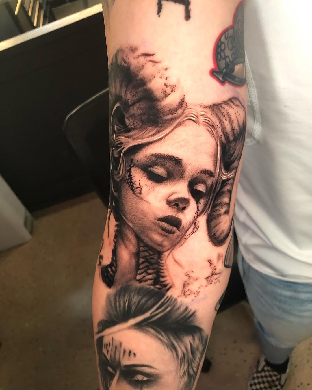 Tattoo by @ianchance.tattoos — realism, dark_realism