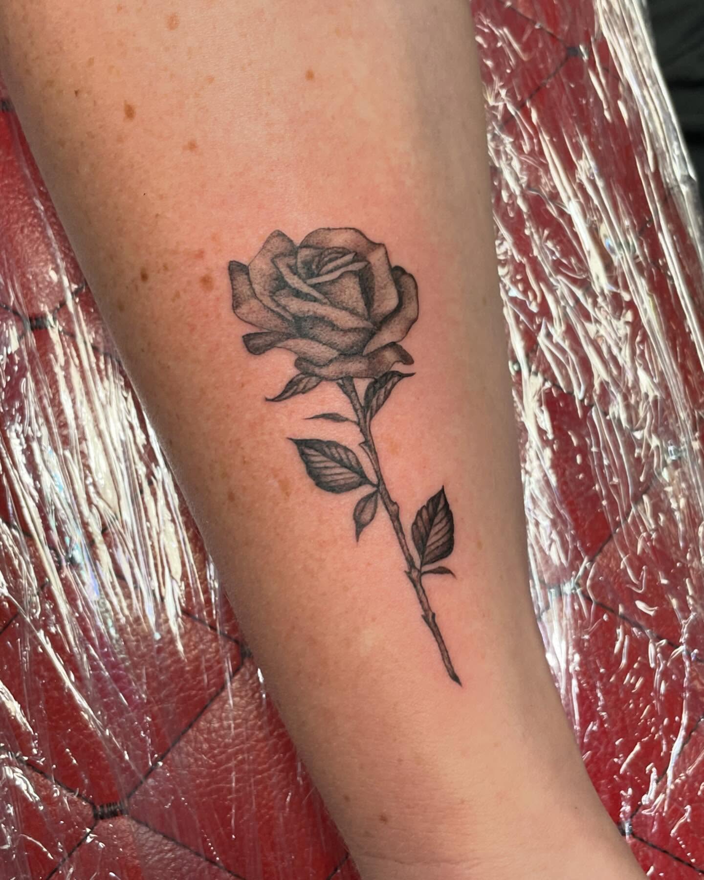 Tattoo by @jodeetattoos — black_and_grey