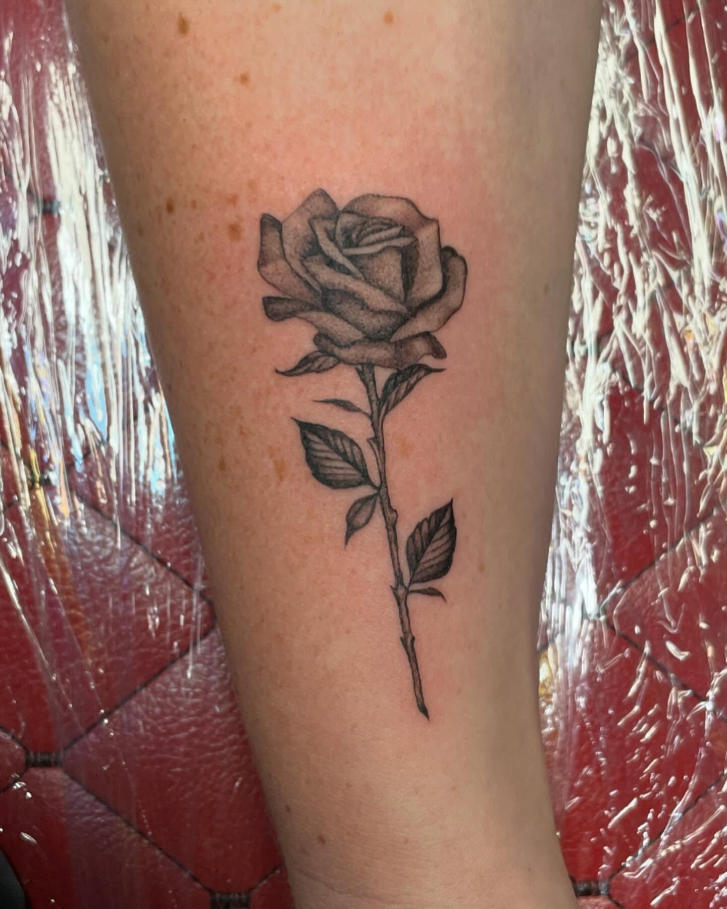 Tattoo by @jodeetattoos — black_and_grey