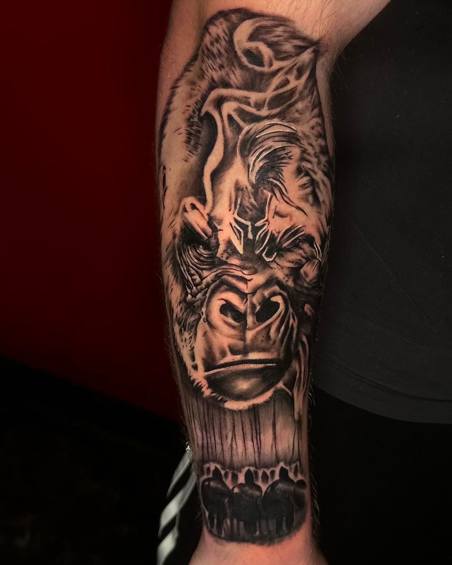Tattoo by @kendyyl — black_and_grey, realism