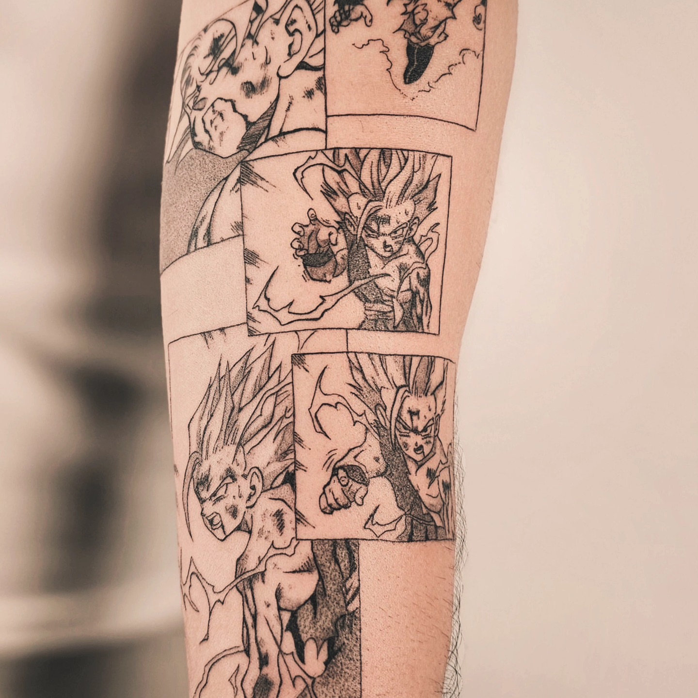 Tattoo by @johnathan_tatto0 — anime