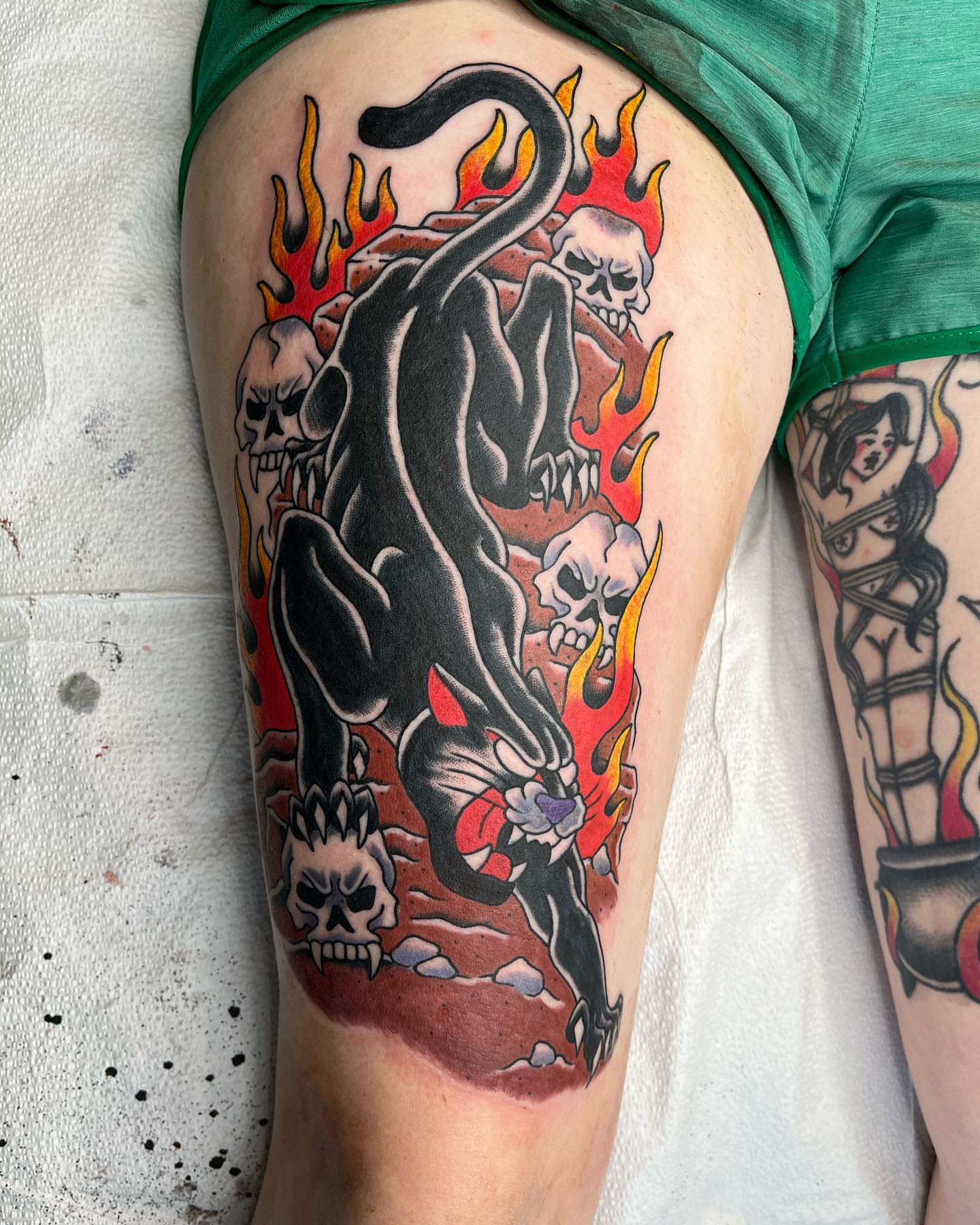 Tattoo by @tattooskii — american_traditional