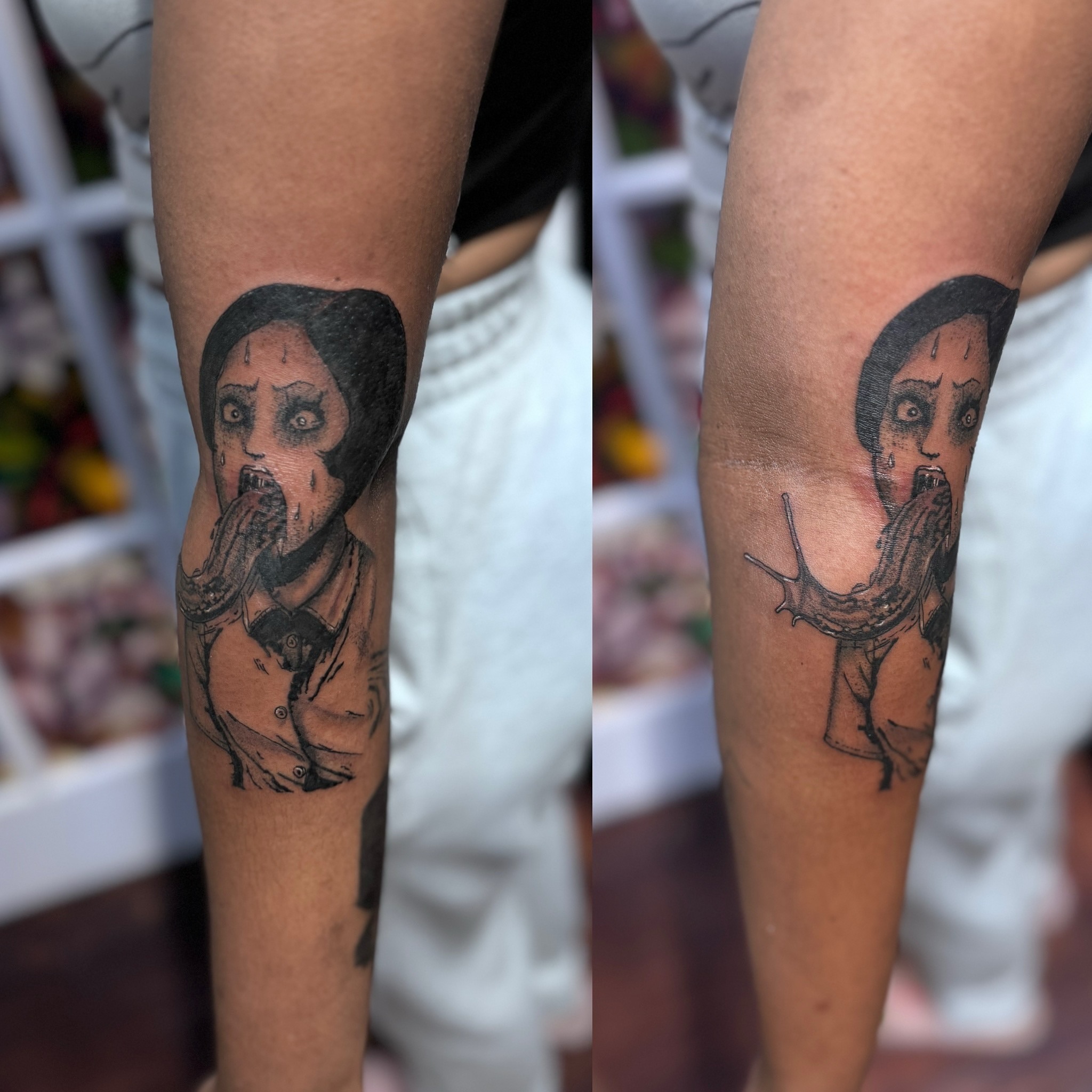 Tattoo by @cody_mooretattoos — black_and_grey, realism