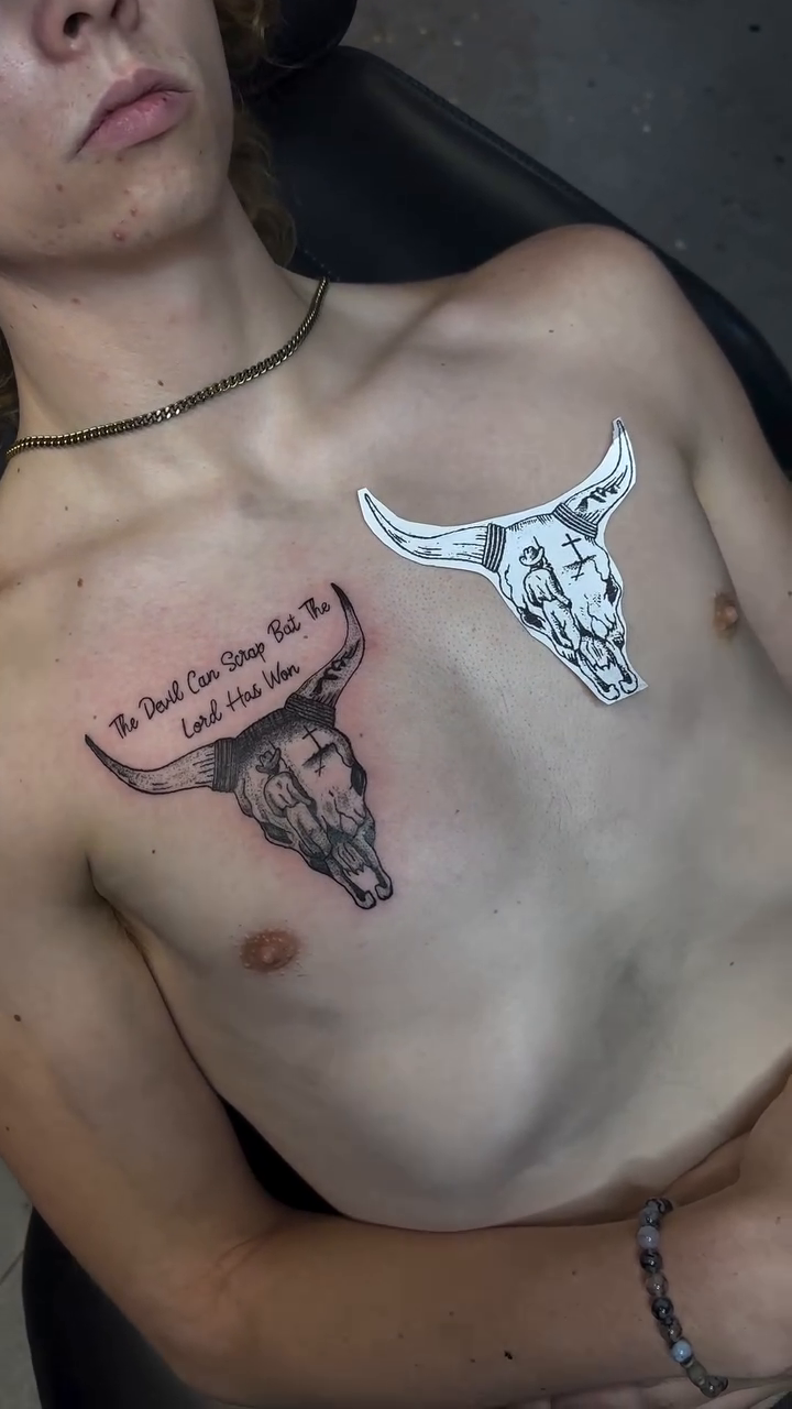 Tattoo by @august_tattz — black_and_grey, lettering_script