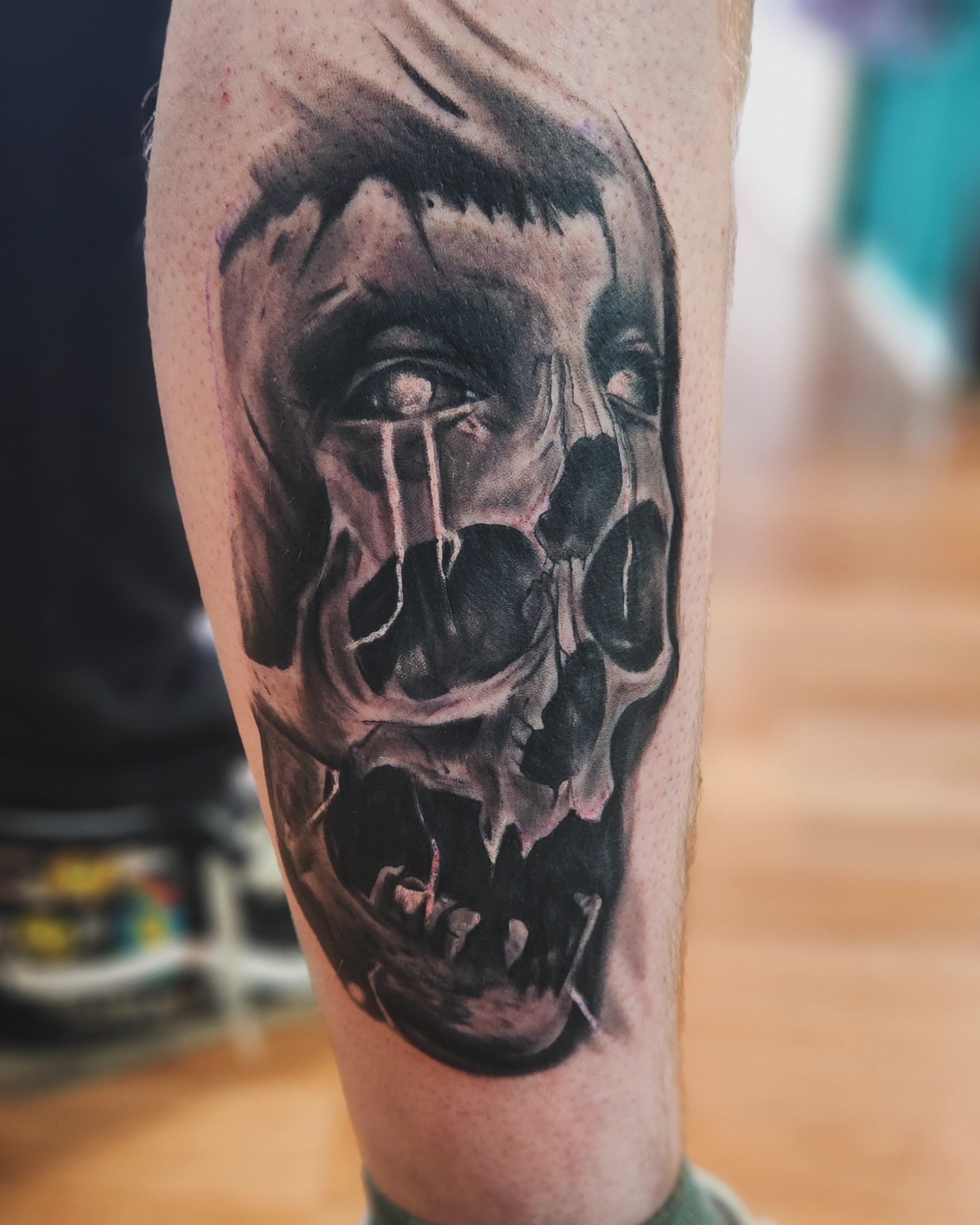 Tattoo by @goth_ross_502 — realism, dark_realism