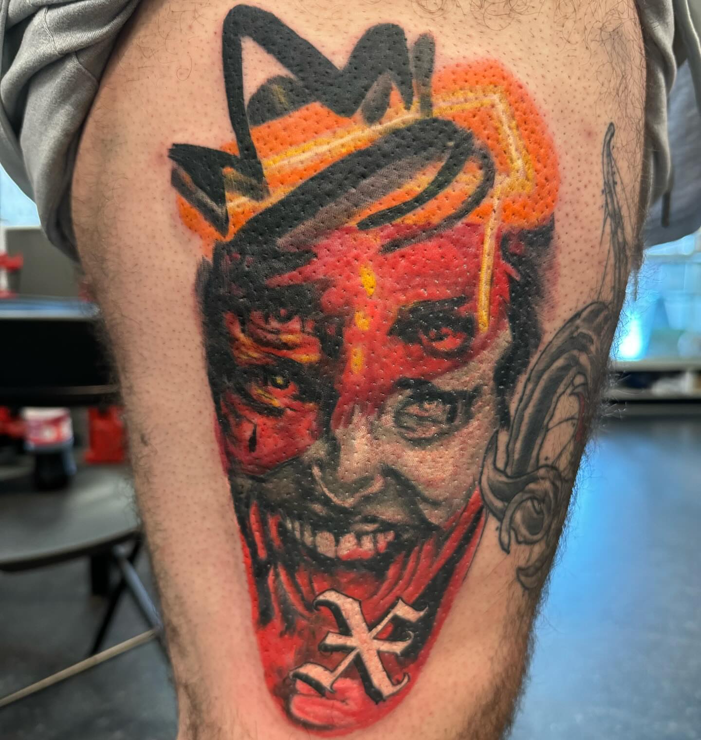 Tattoo by @lostshawntatz — dotwork, realism