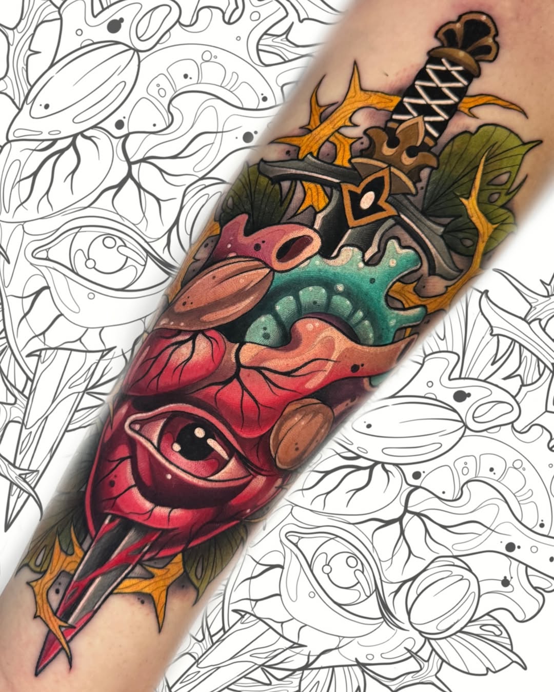 Tattoo by @jamesboagtattoos — neo_traditional, realism